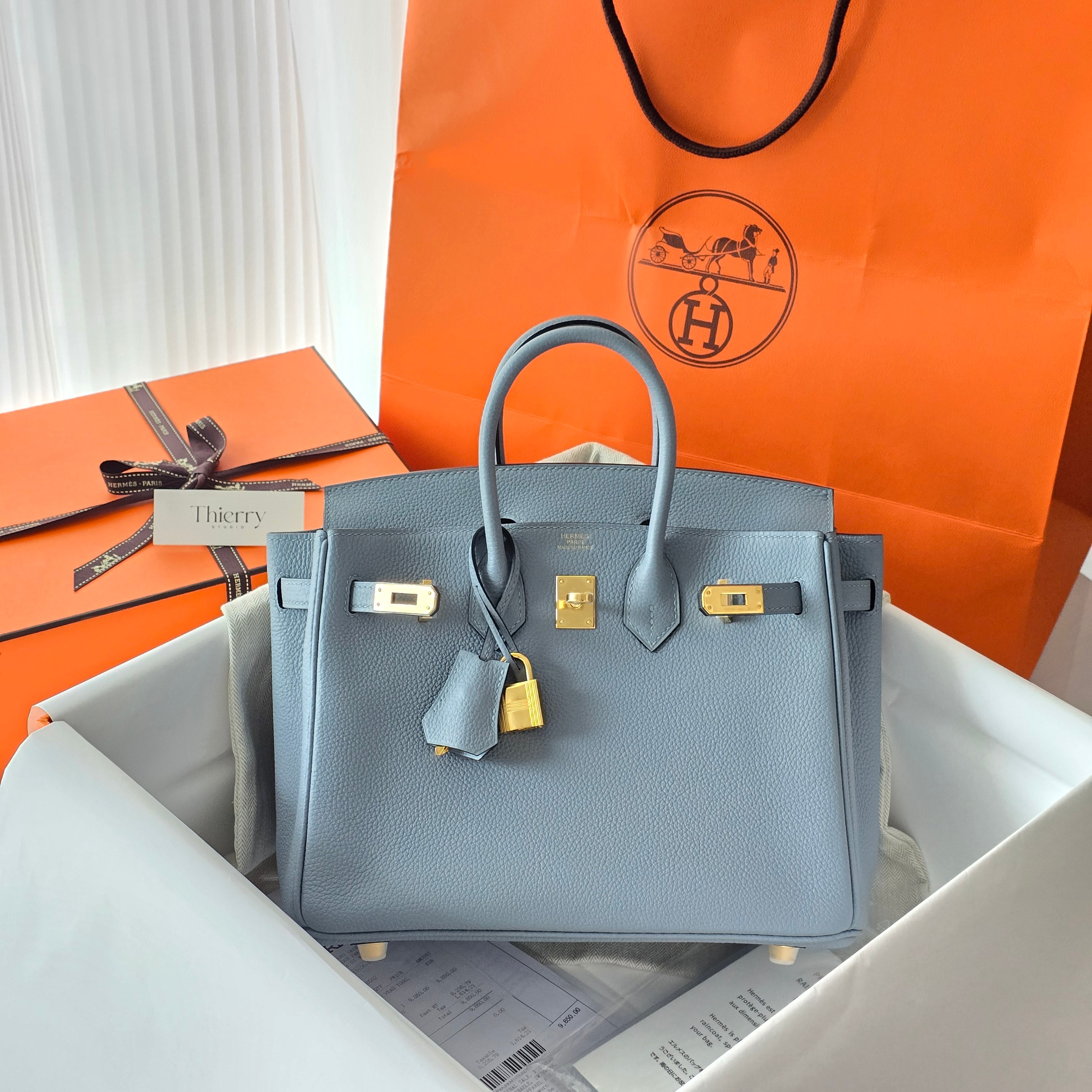 Birkin 25 togo blue lin GHW