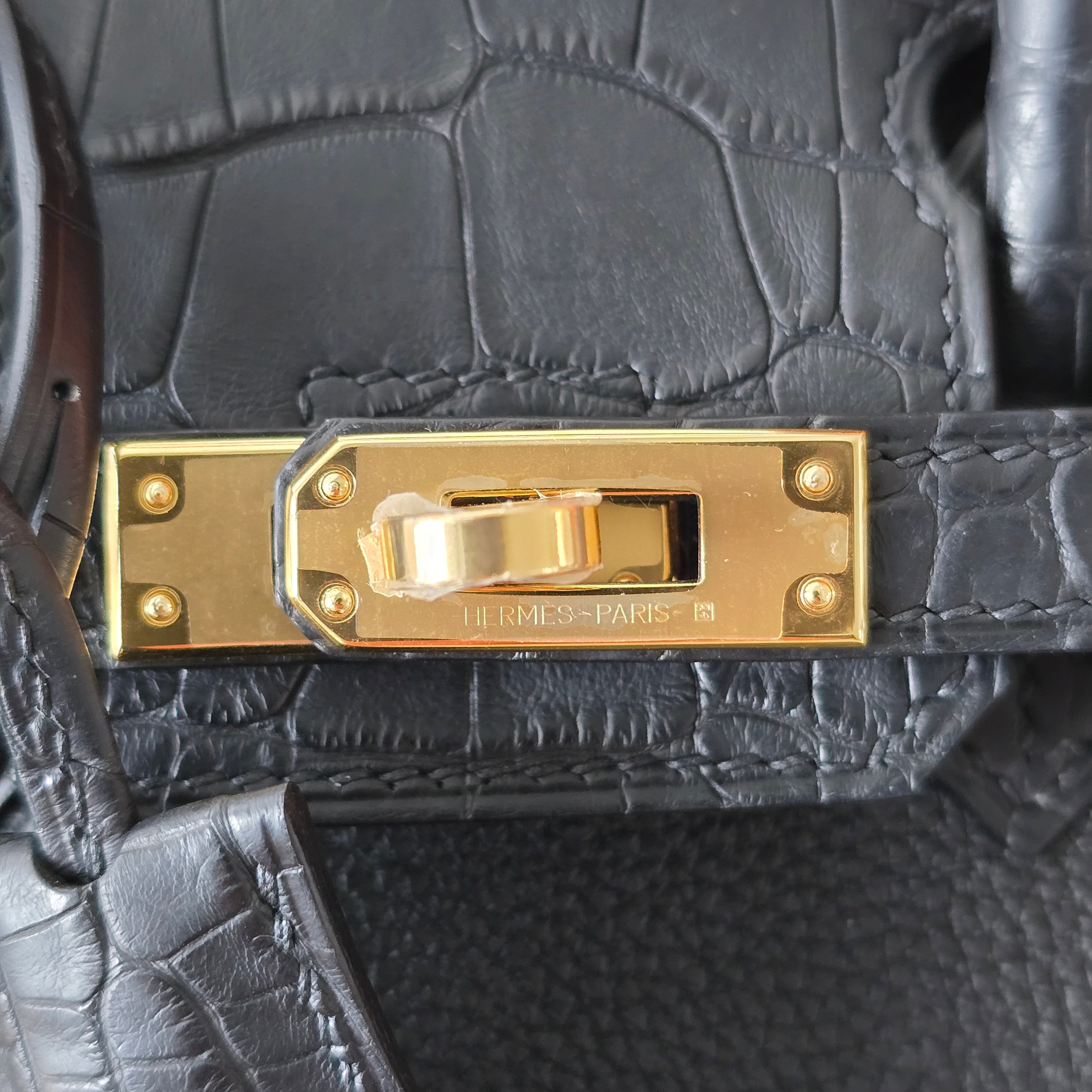 Birkin 25 touch matt black GHW