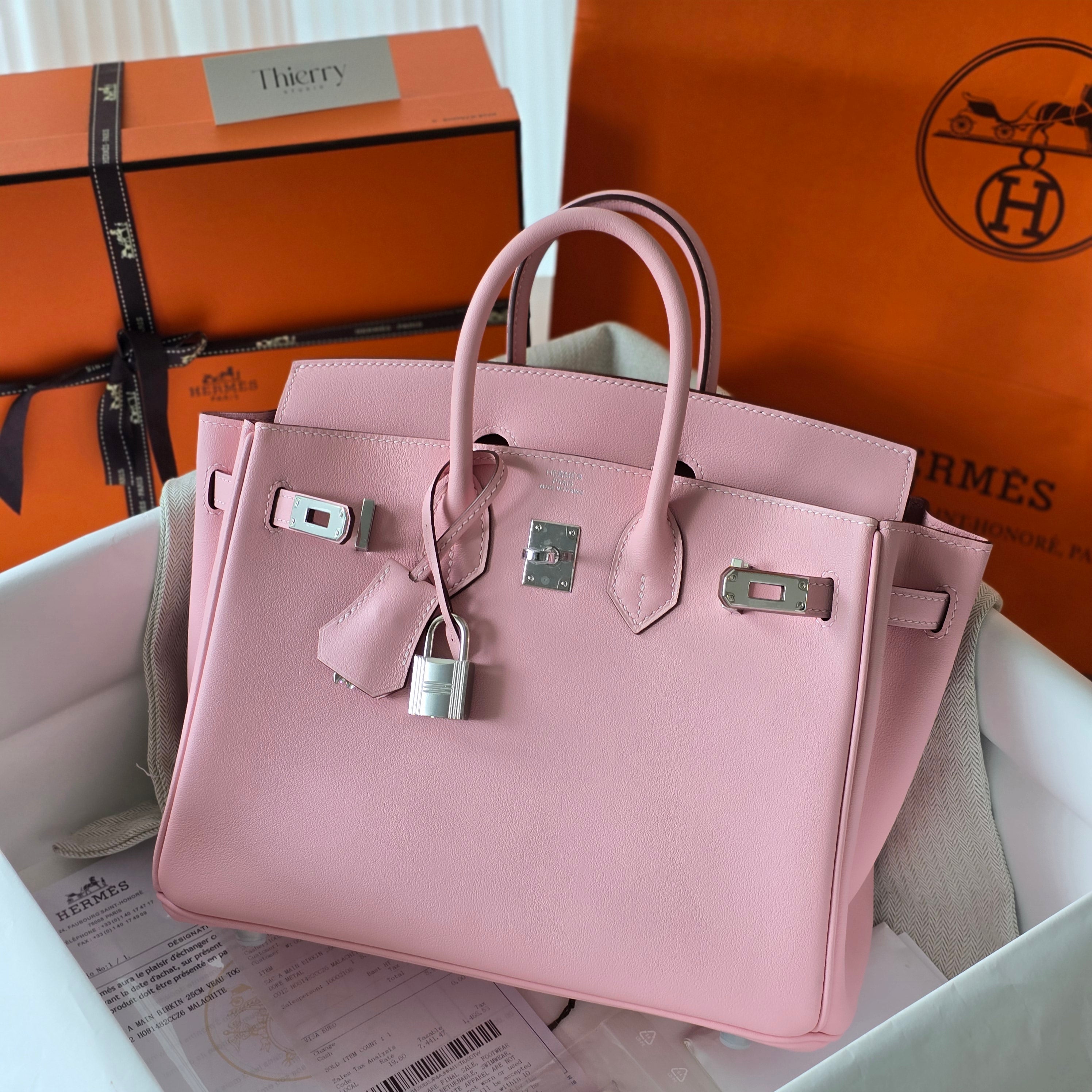 Birkin 25 swift rose sakura PHW