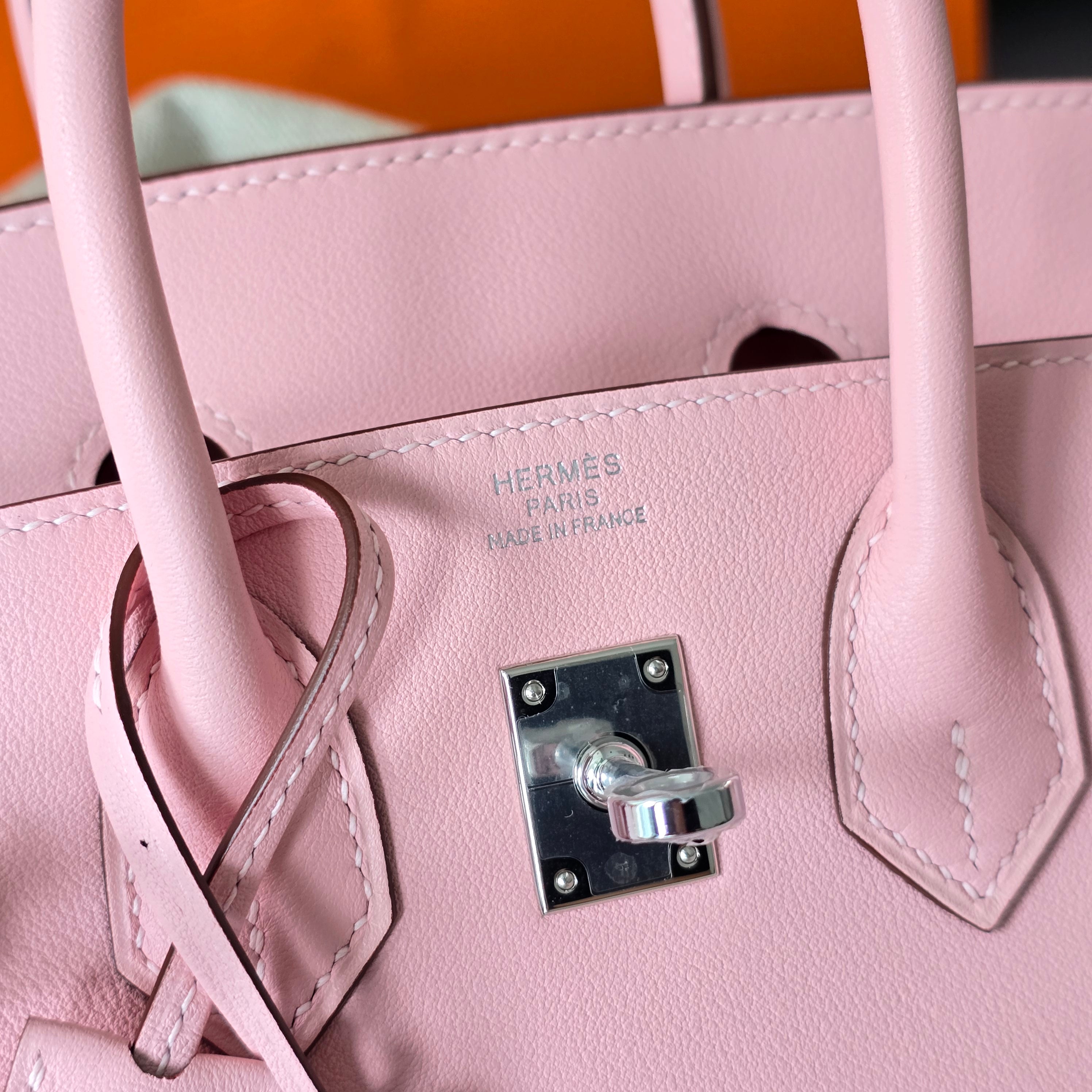 Birkin 25 swift rose sakura PHW