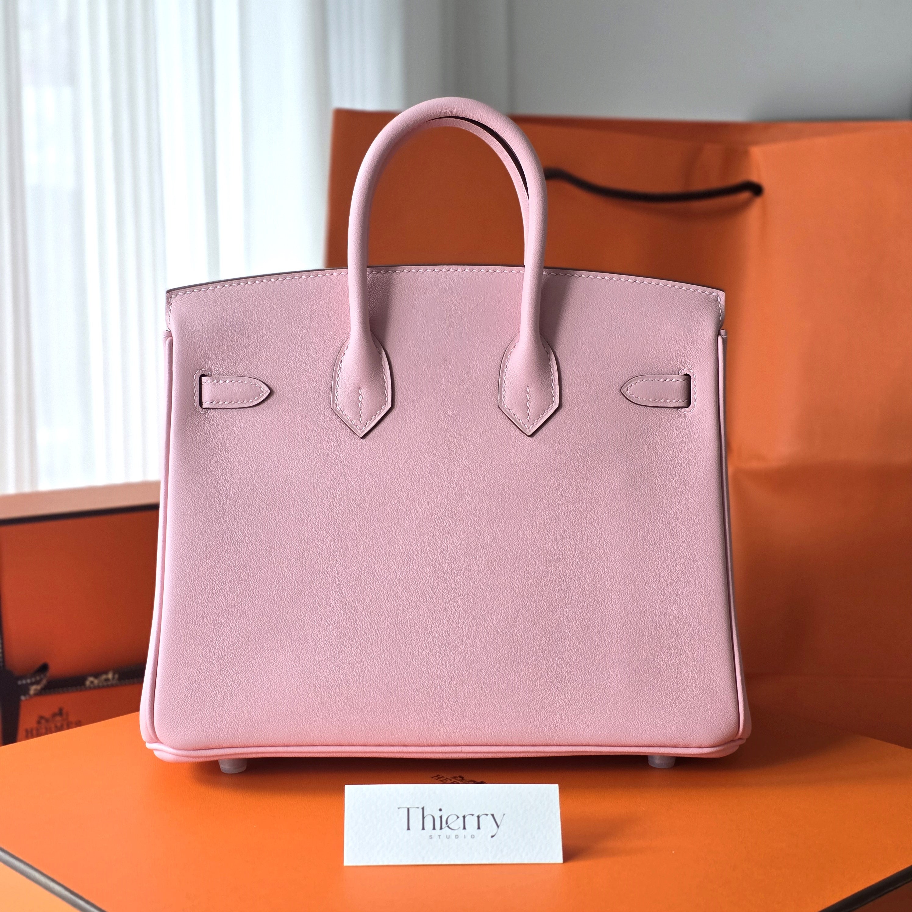 Birkin 25 swift rose sakura PHW