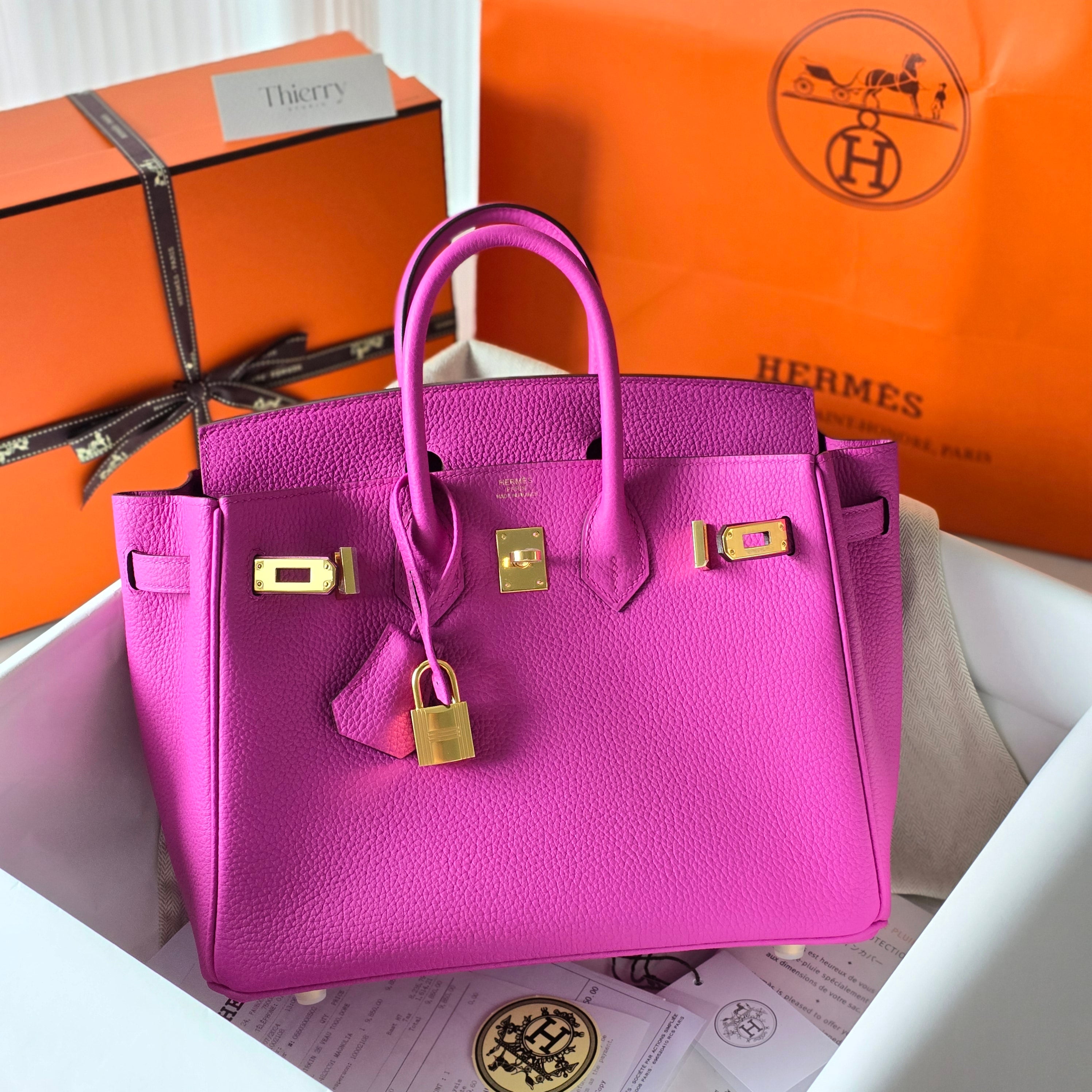 Birkin 25 togo magnolia GHW