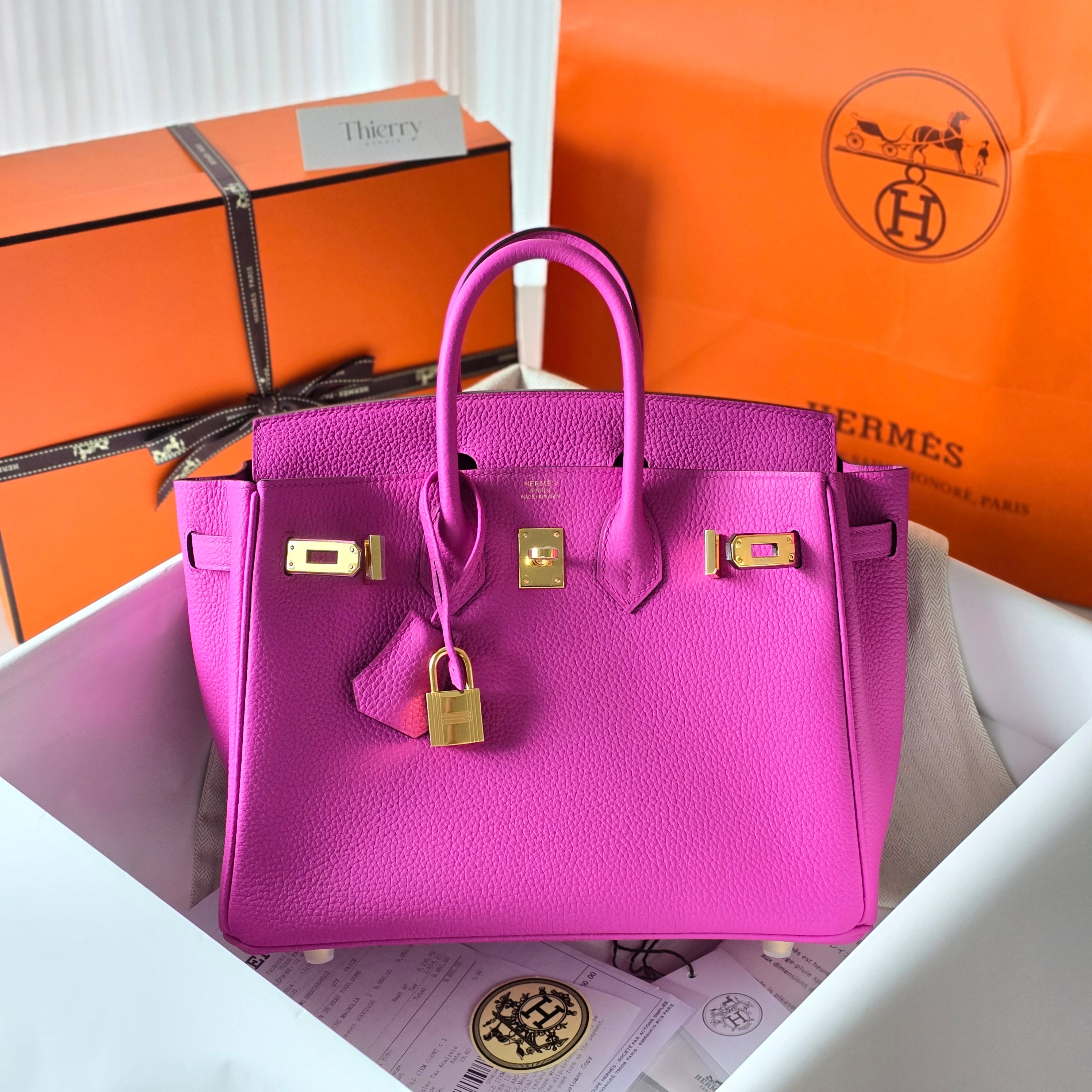 Birkin 25 togo magnolia GHW