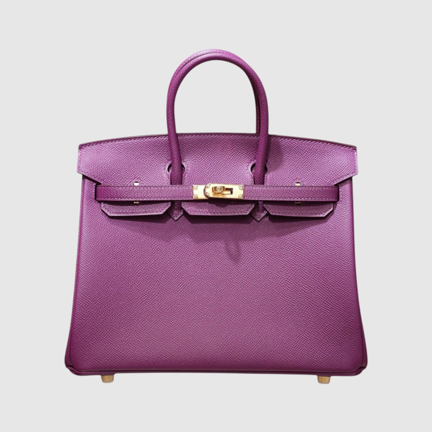Birkin 25 epsom retourne anemone GHW