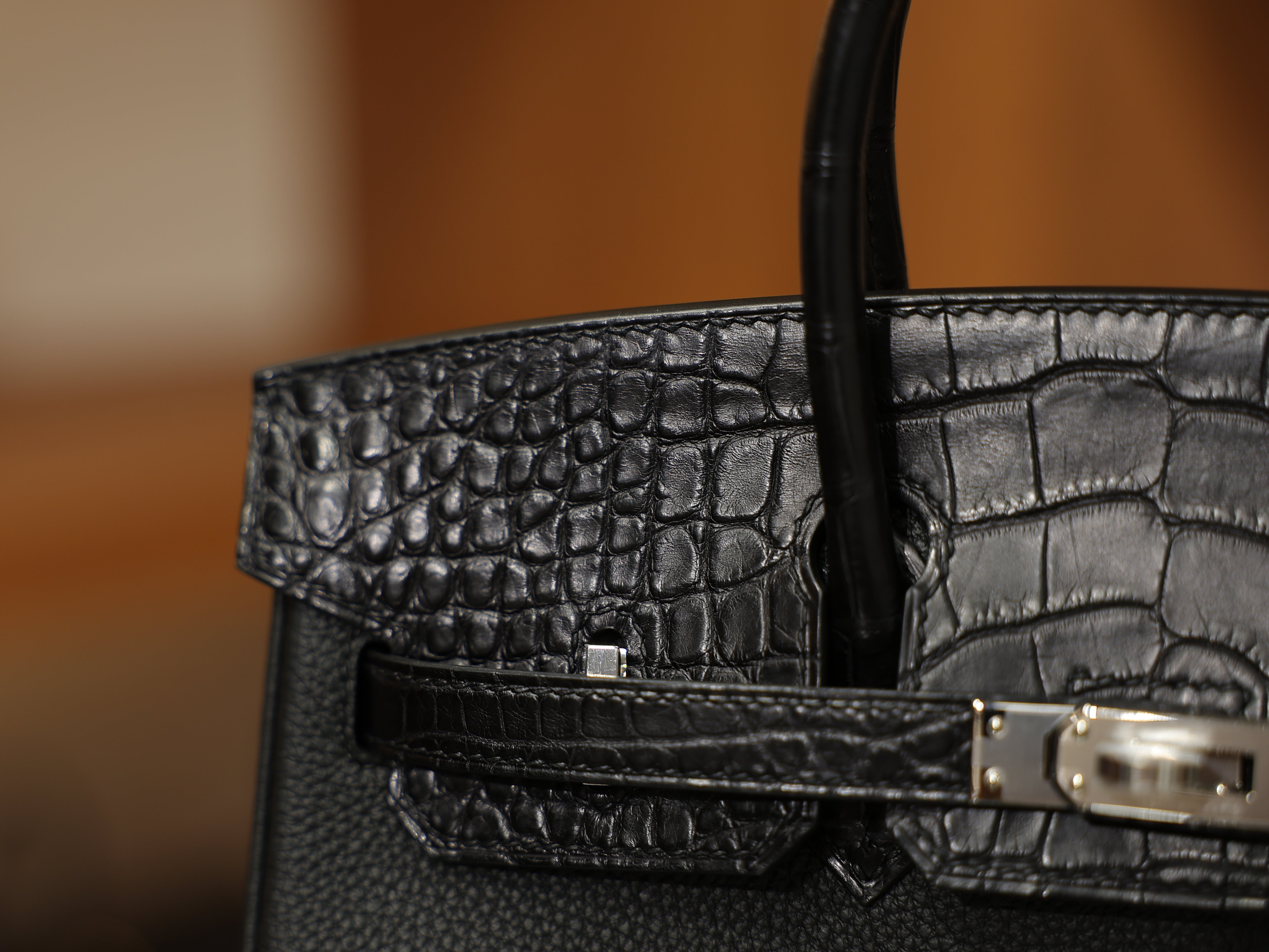 Birkin 25 togo touch matt black PHW