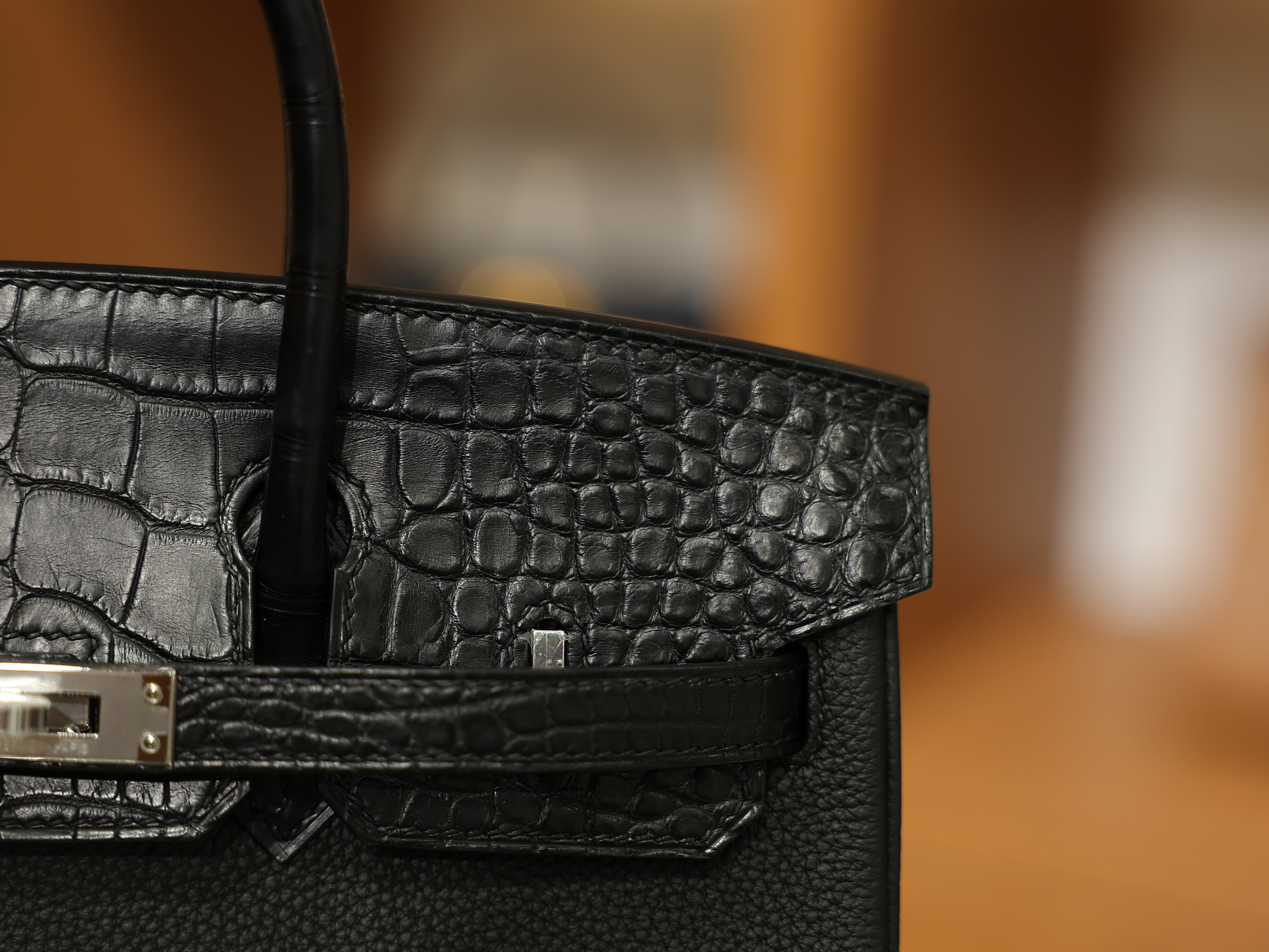 Birkin 25 togo touch matt black PHW
