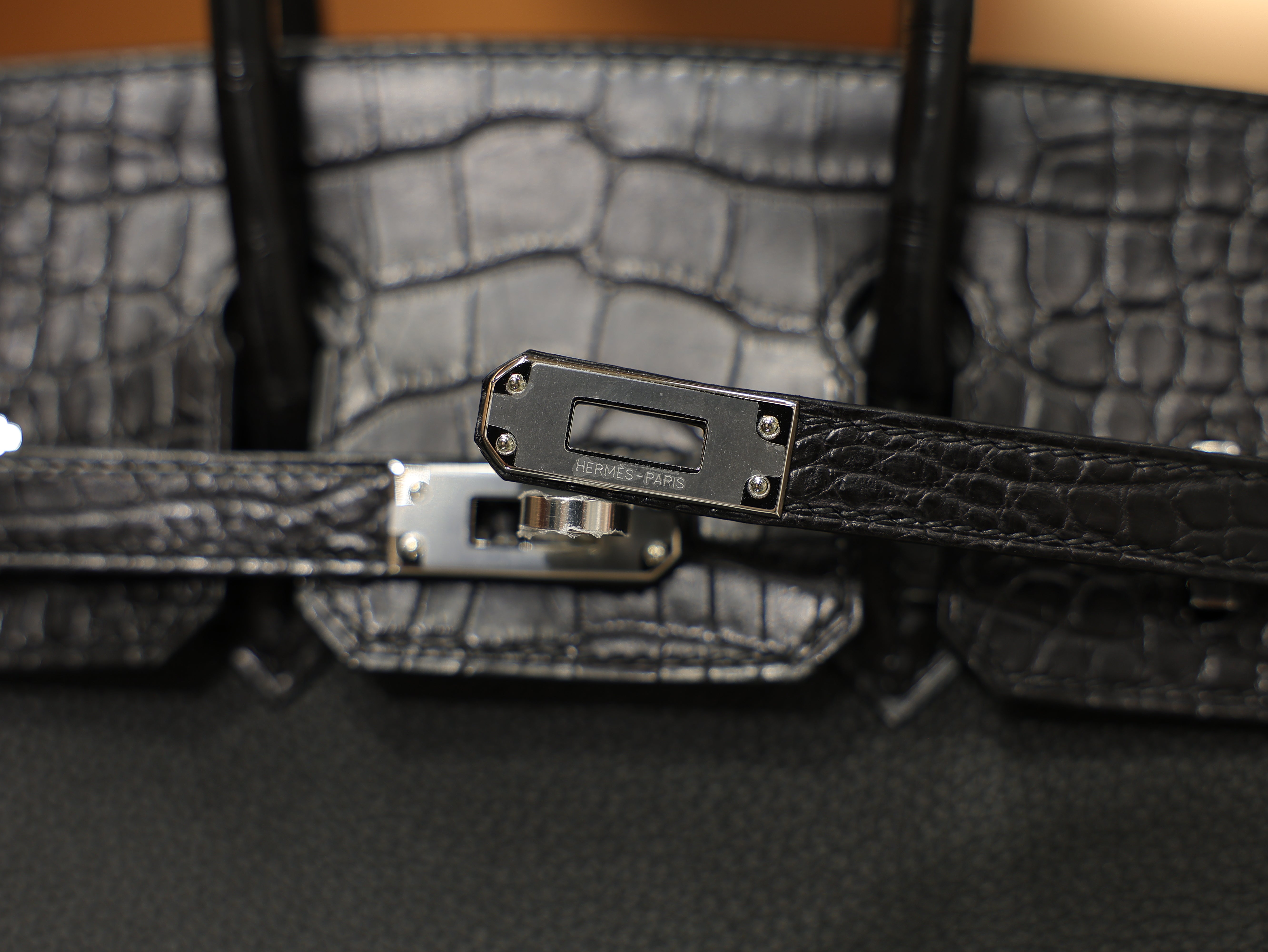 Birkin 25 togo touch matt black PHW