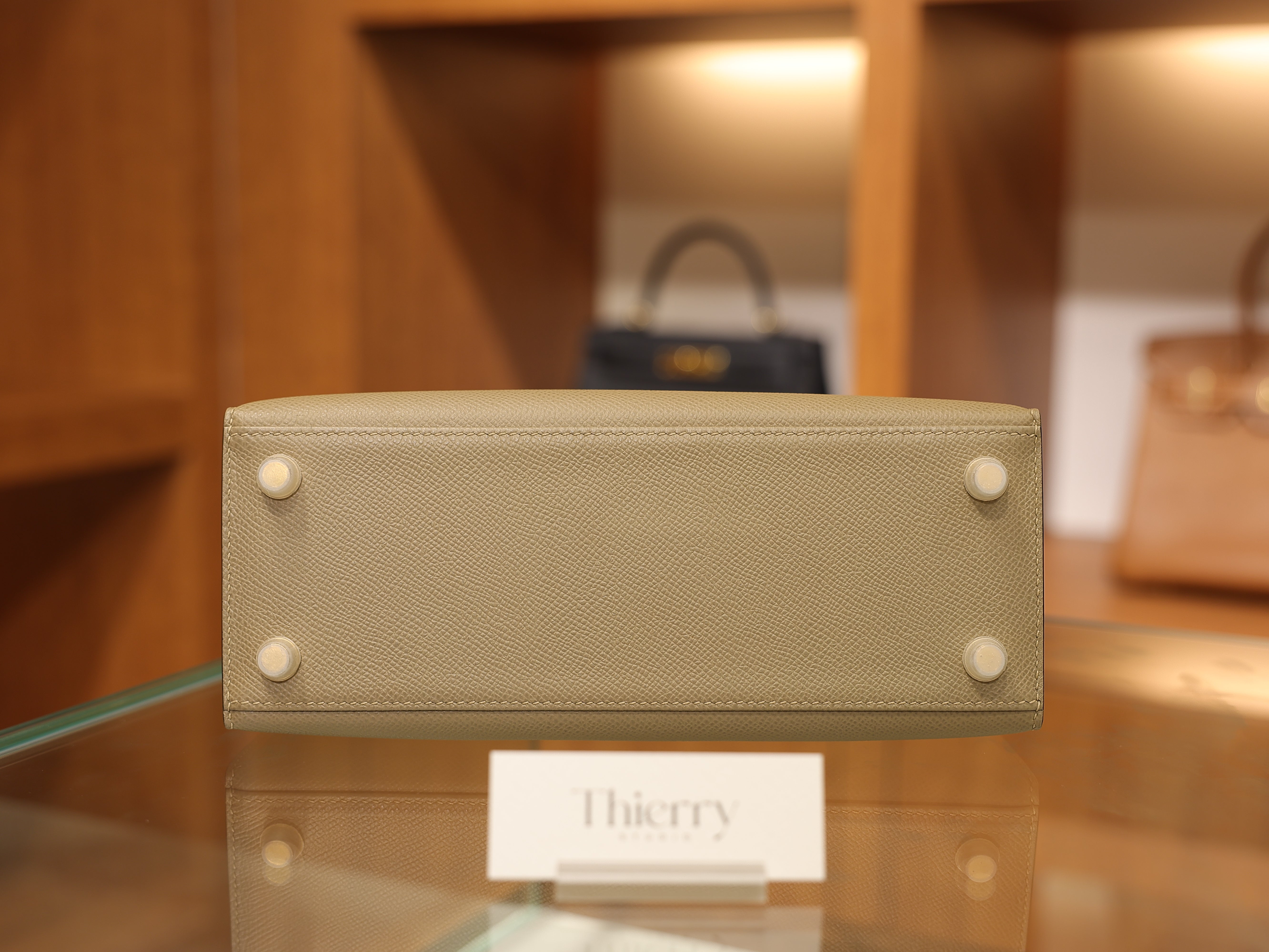 Kelly 25 epsom gris tourterelle GHW