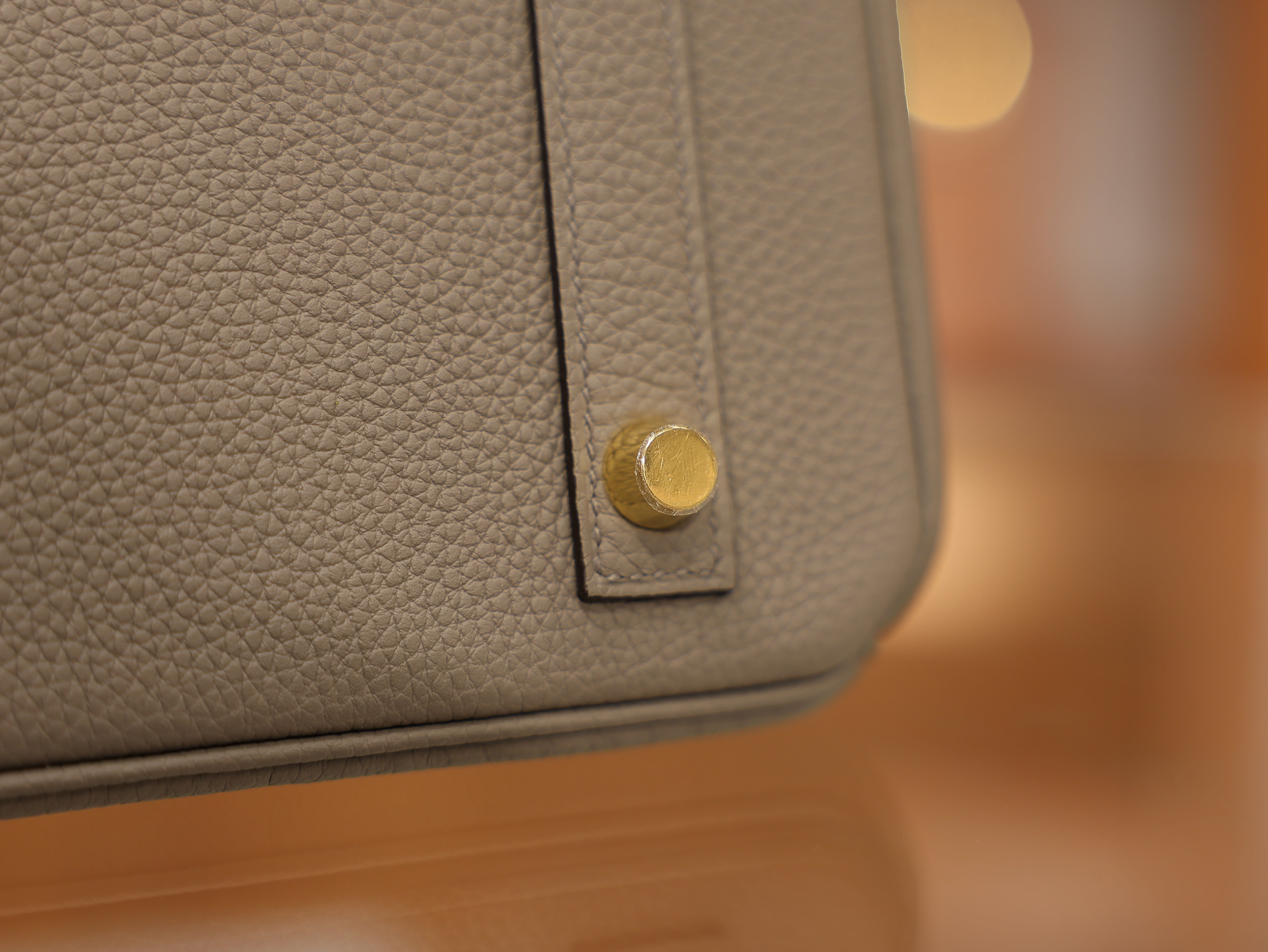 Birkin 30 togo gris asphalt GHW