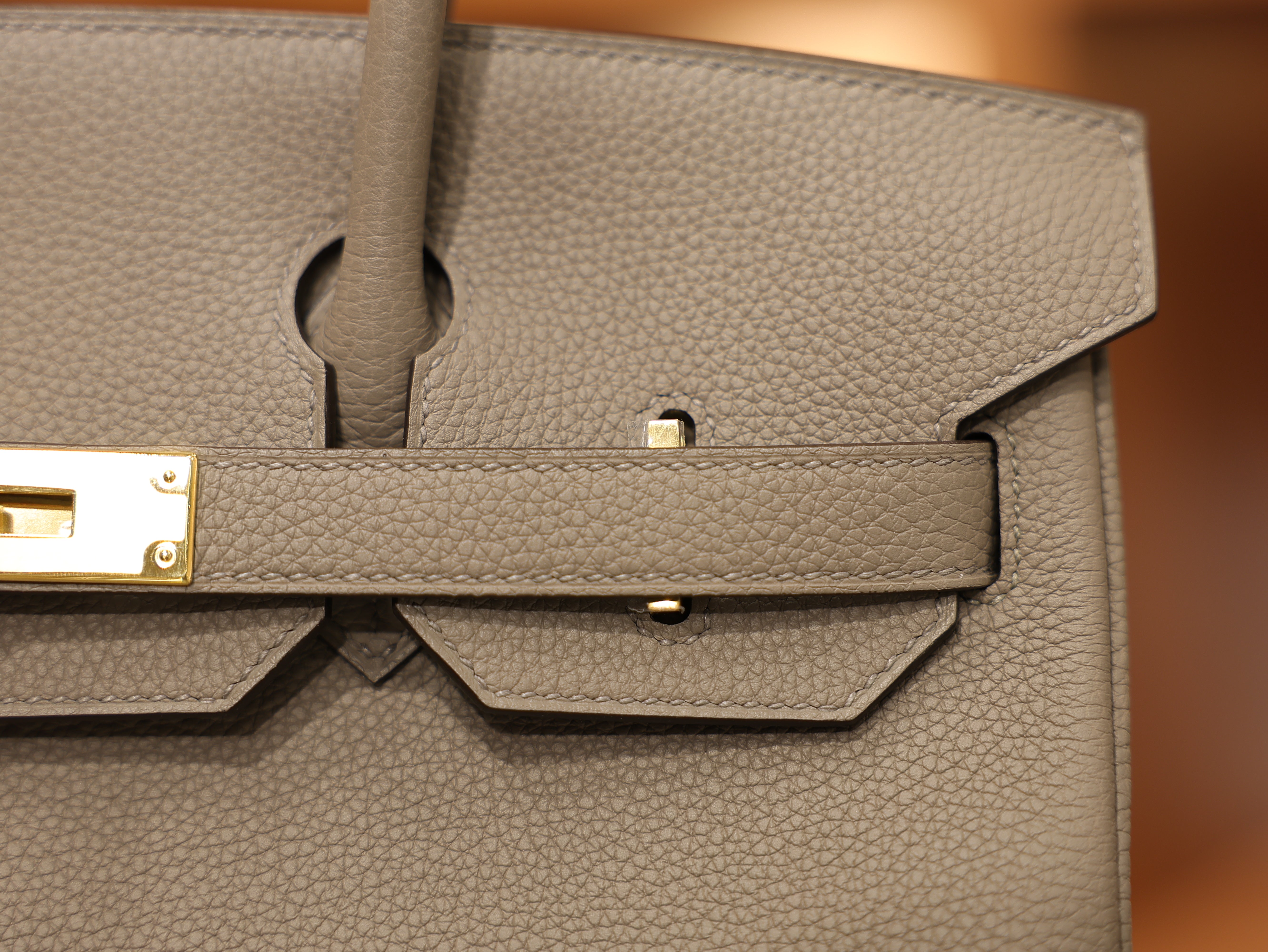 Birkin 30 togo gris asphalt GHW