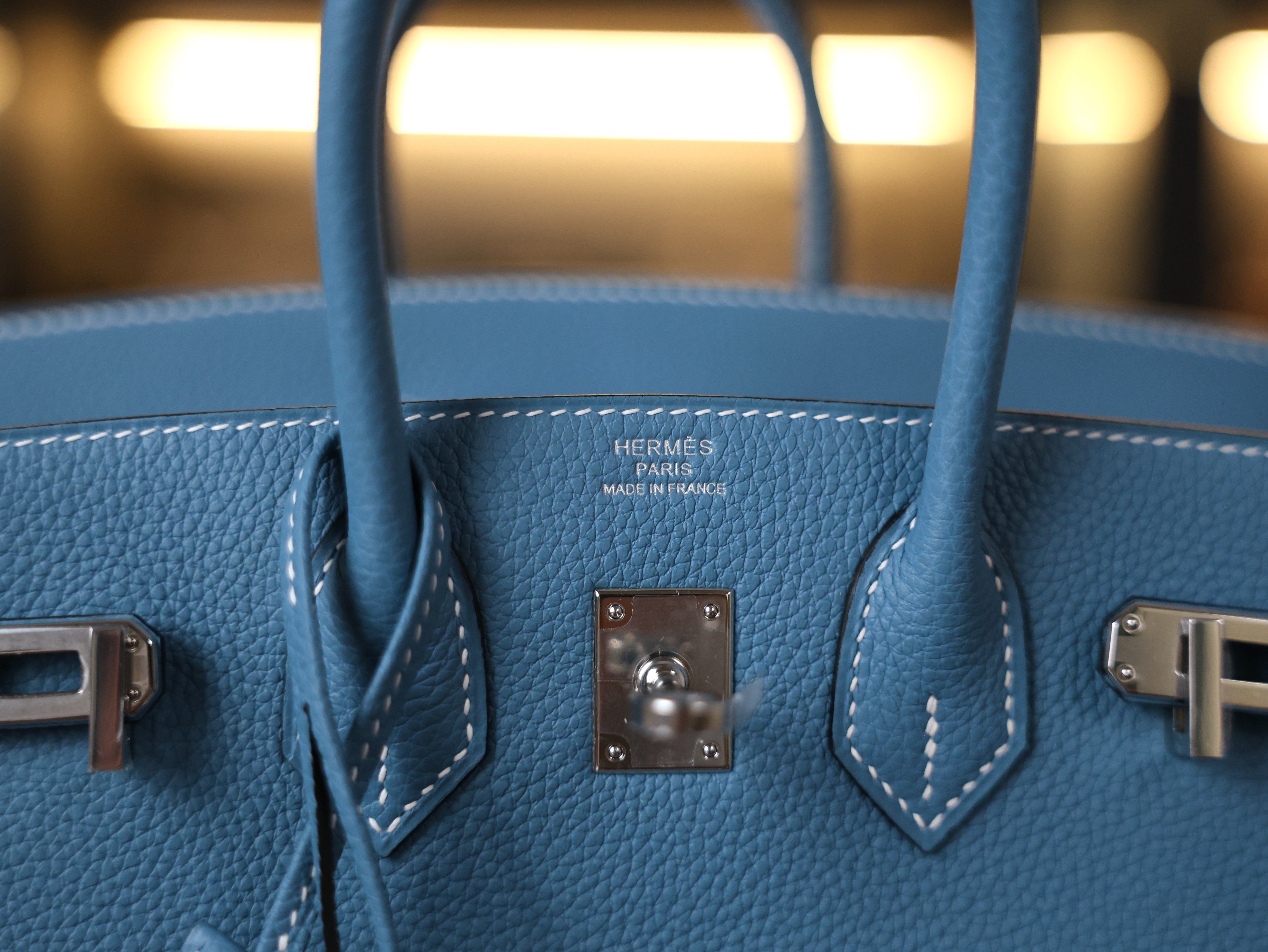 Birkin 25 togo blue jean PHW