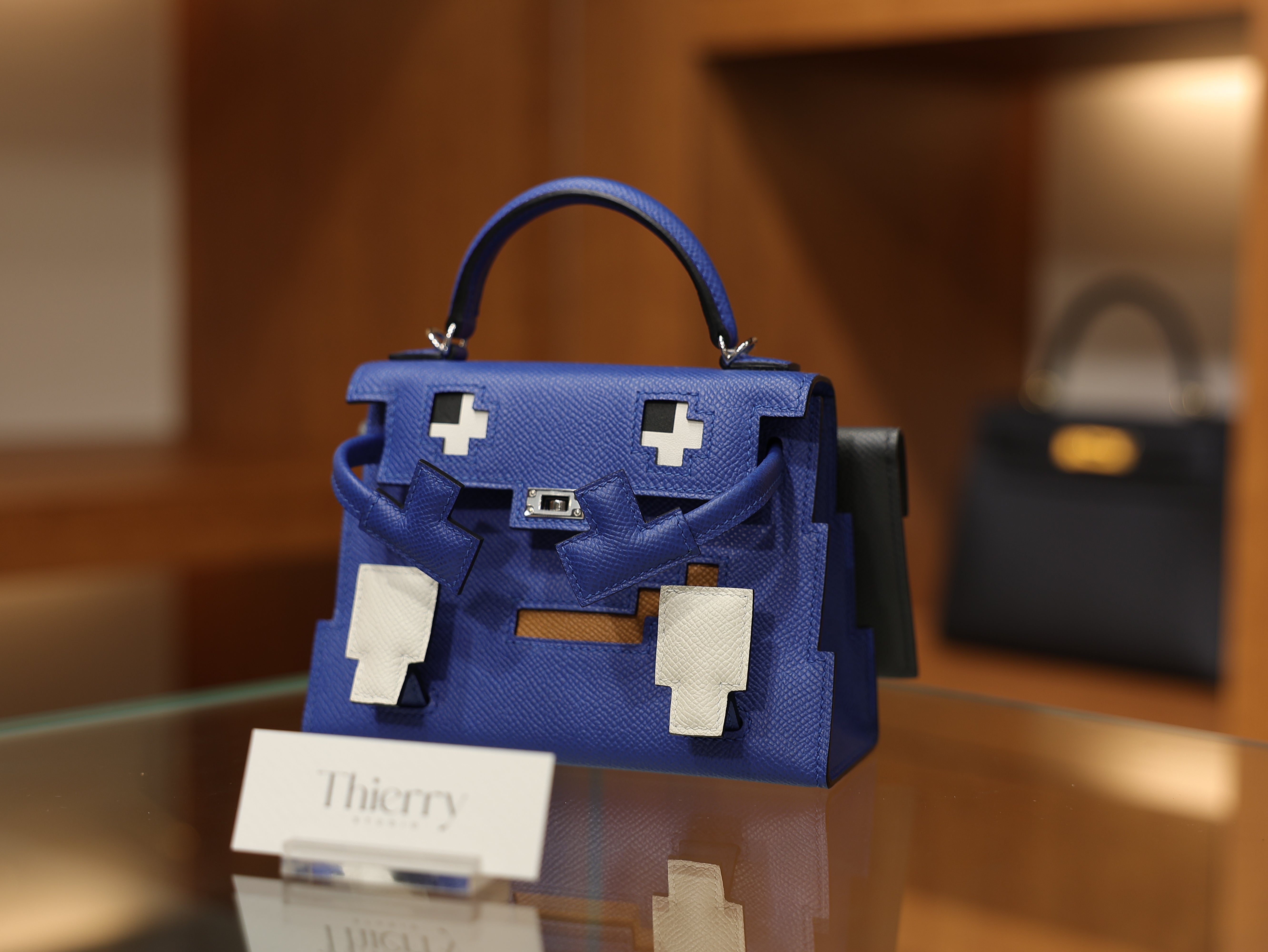 Kelly doll picto epsom blue loyal / nata / gold / Blue Indigo PHW
