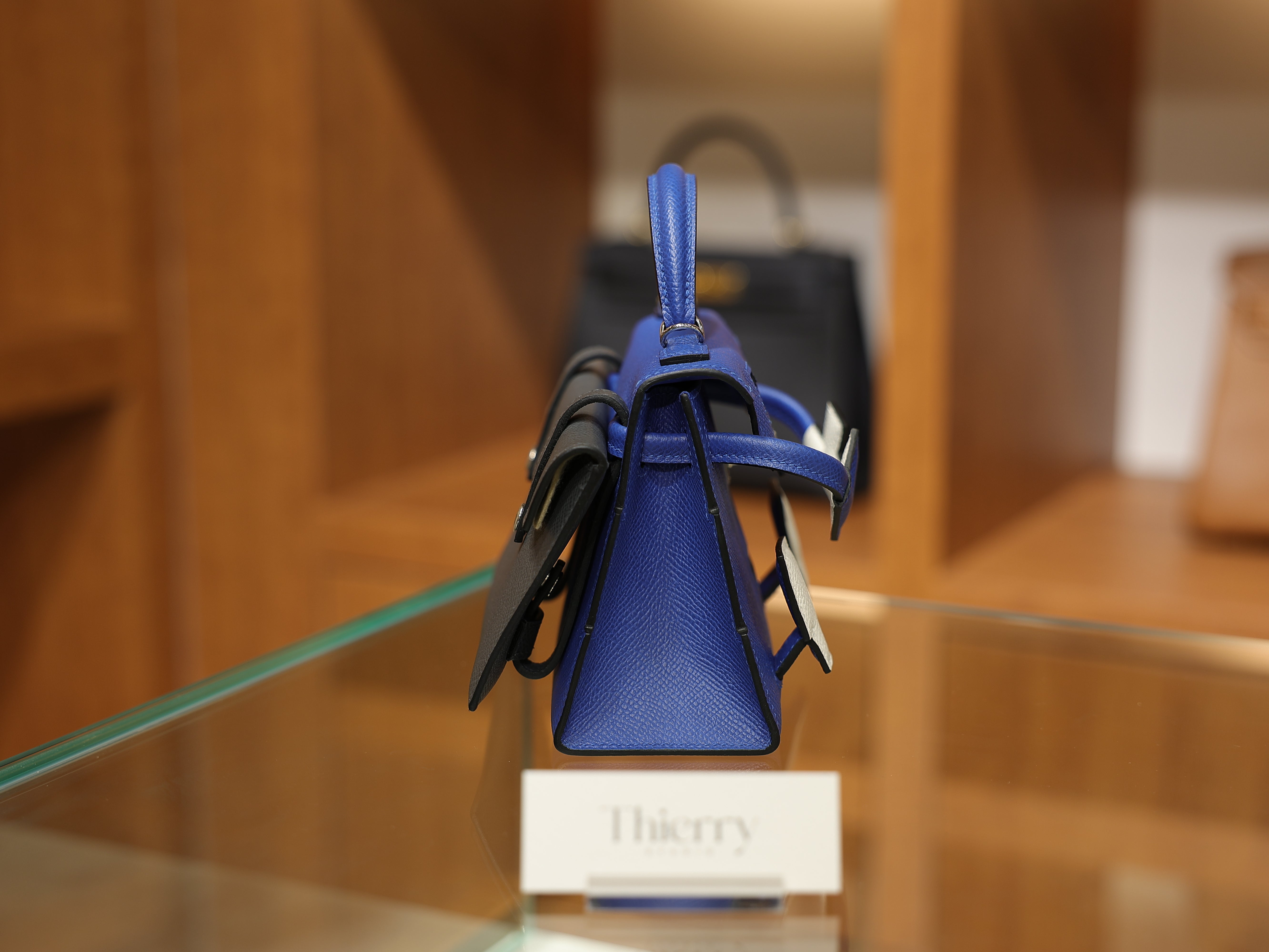 Kelly doll picto epsom blue loyal / nata / gold / Blue Indigo PHW