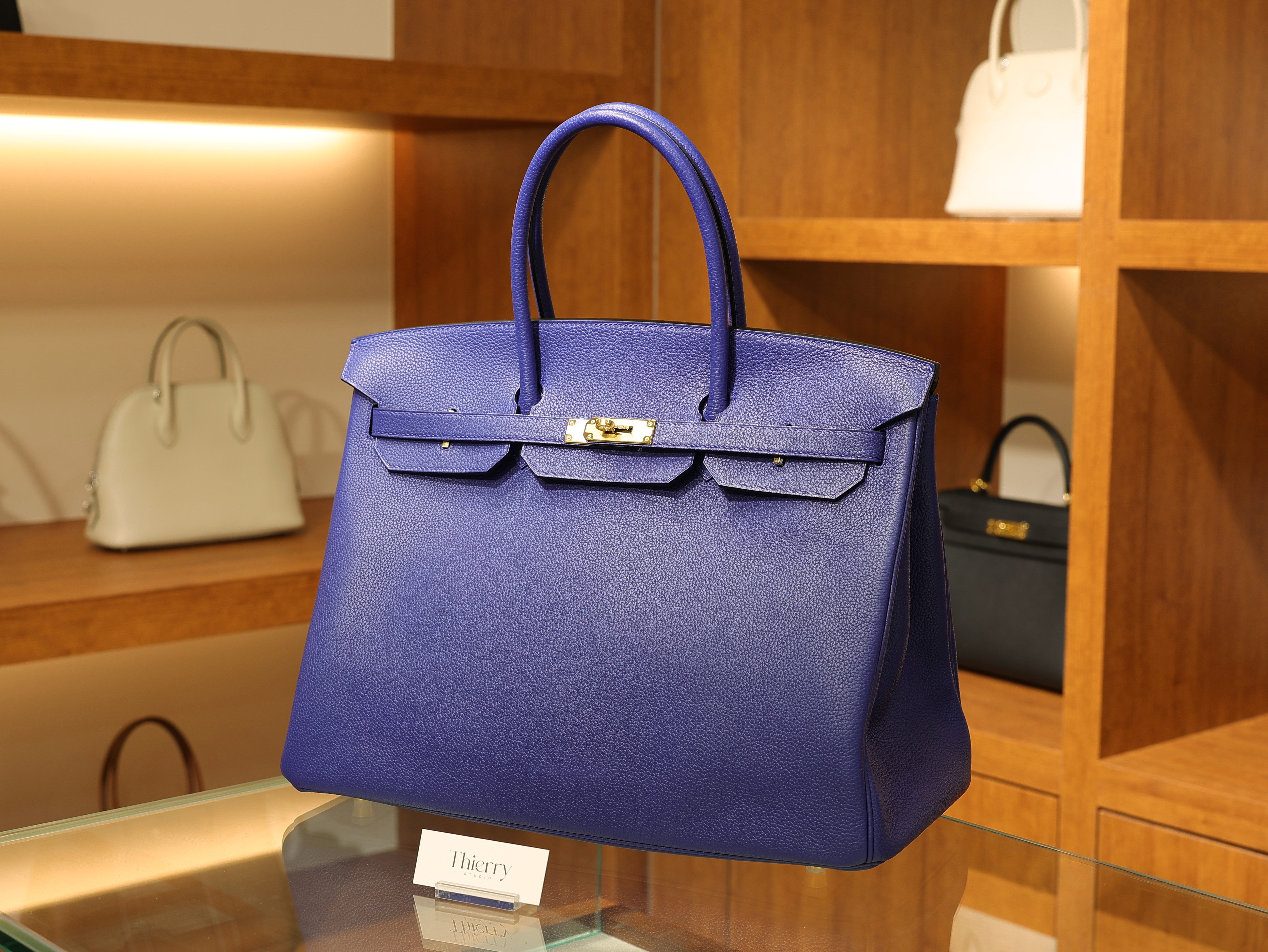 Birkin 40 togo blue electric GHW