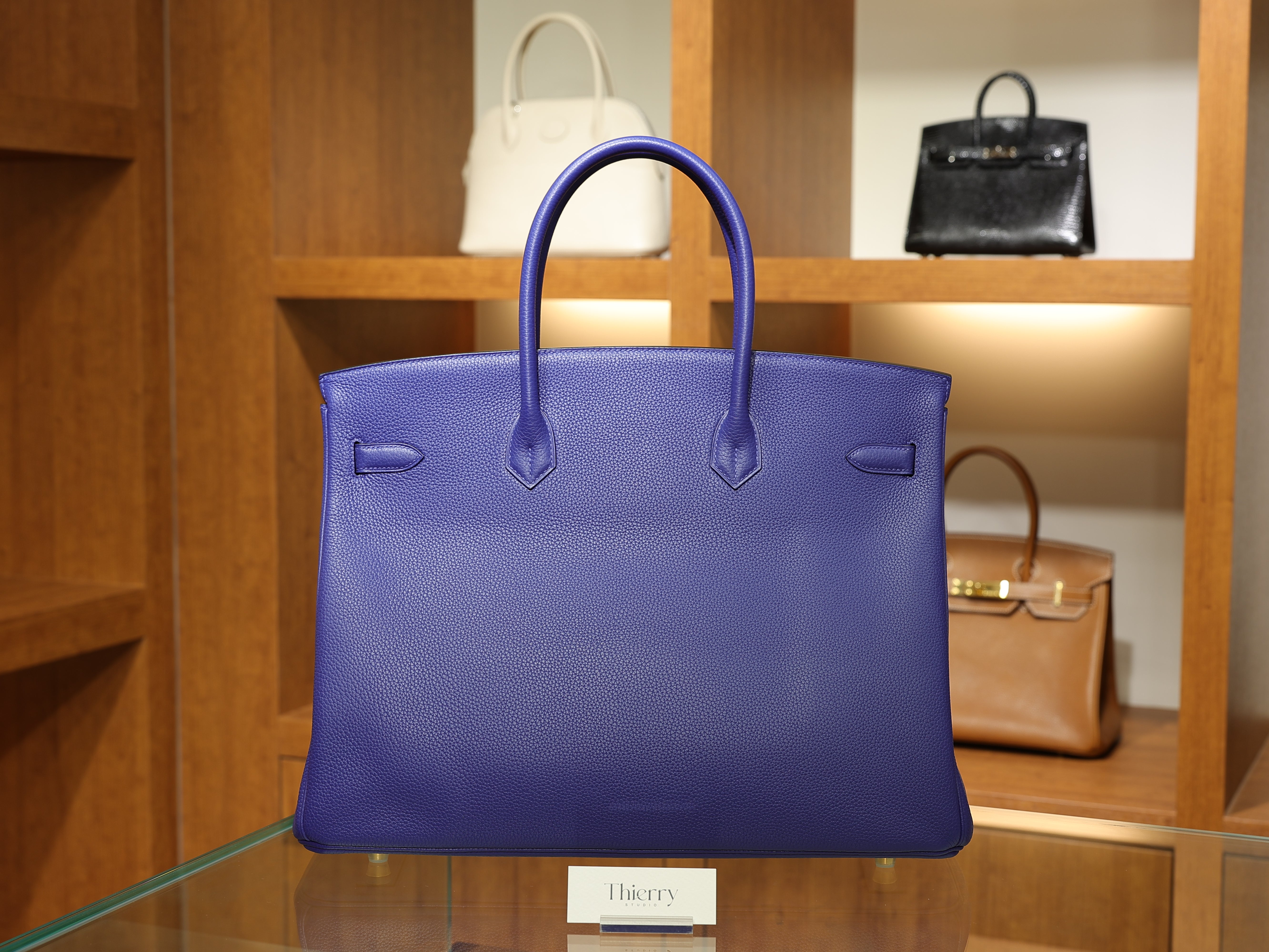 Birkin 40 togo blue electric GHW