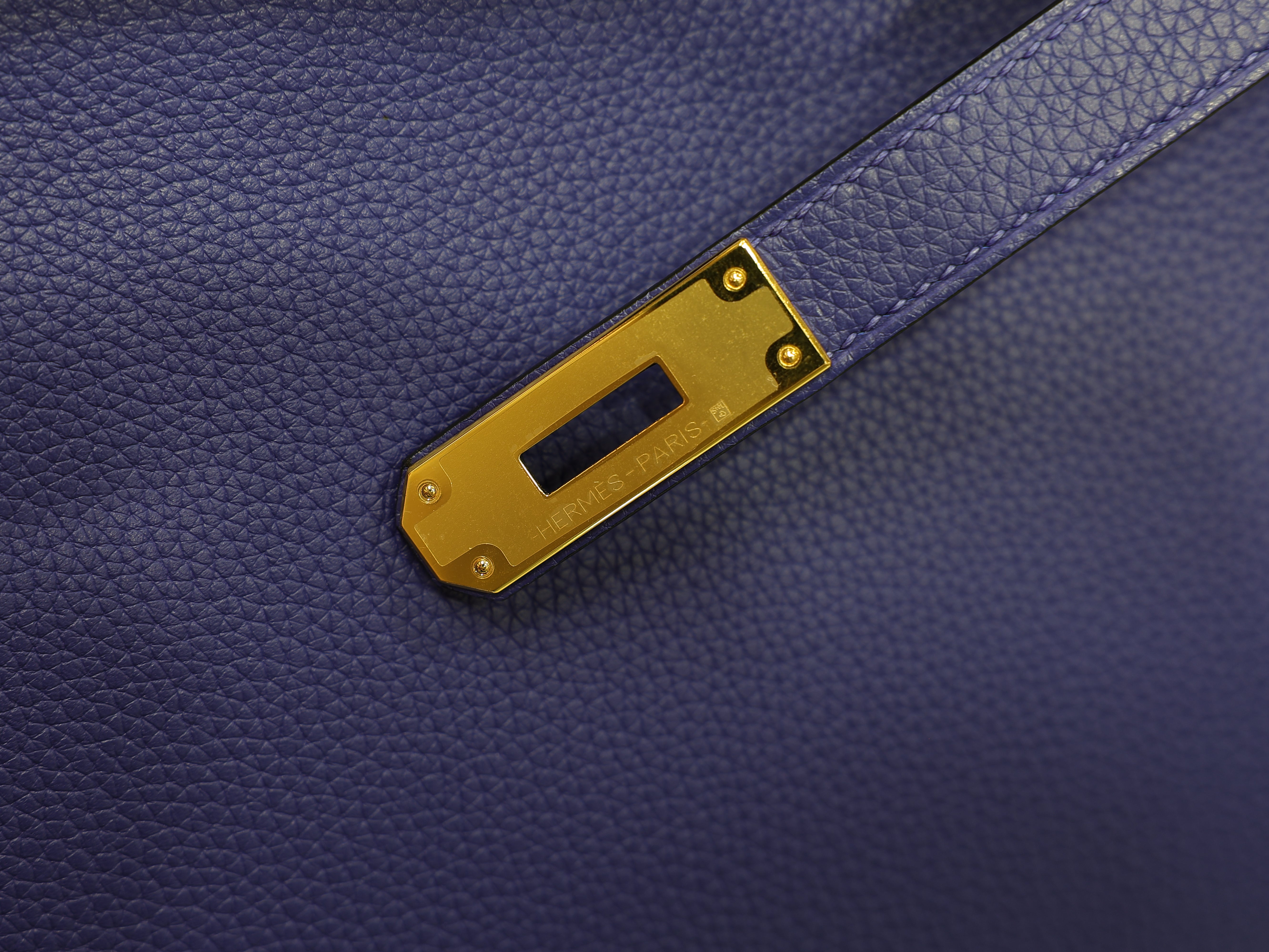Birkin 40 togo blue electric GHW
