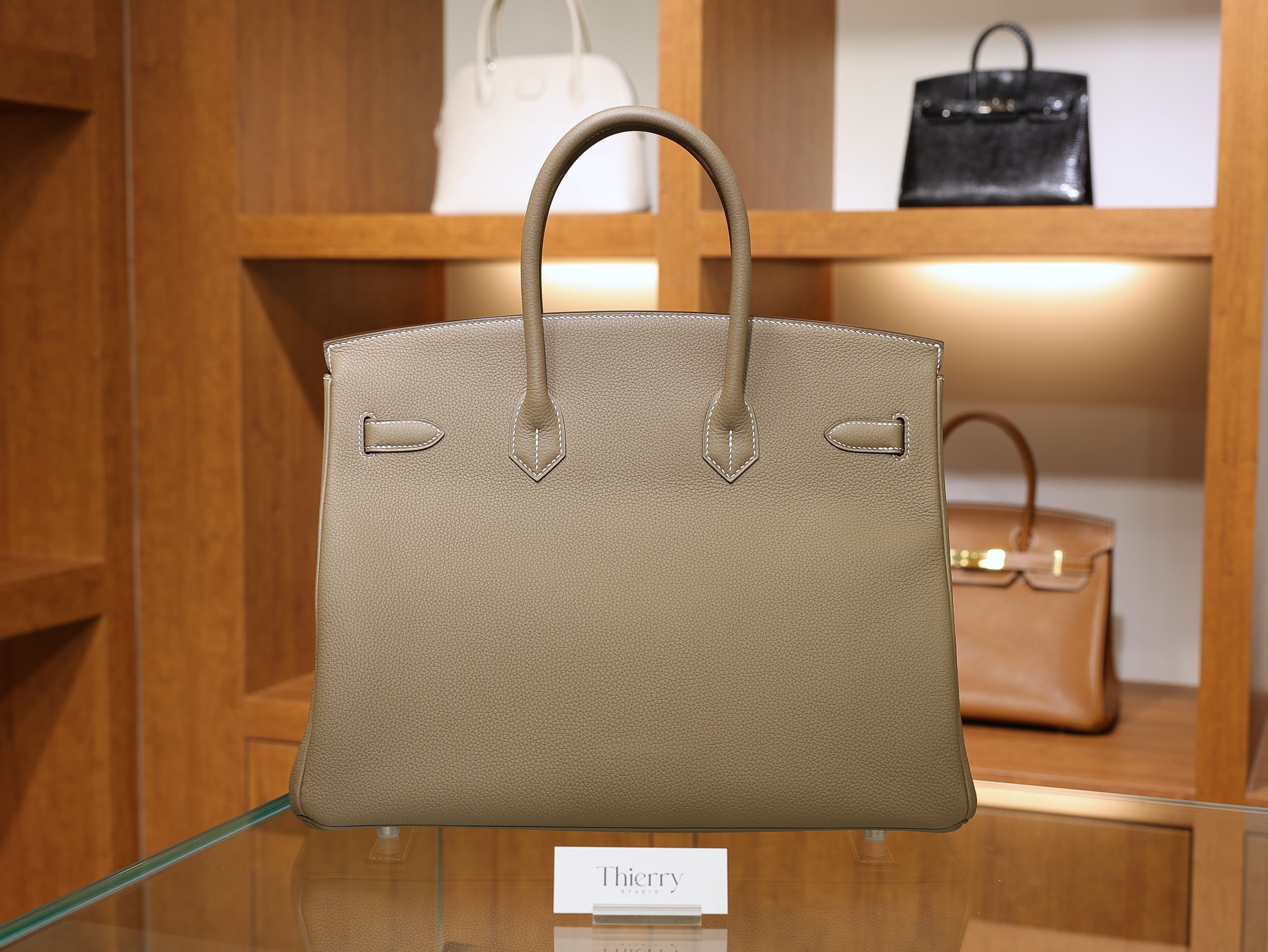 Birkin 35 togo etoupe PHW