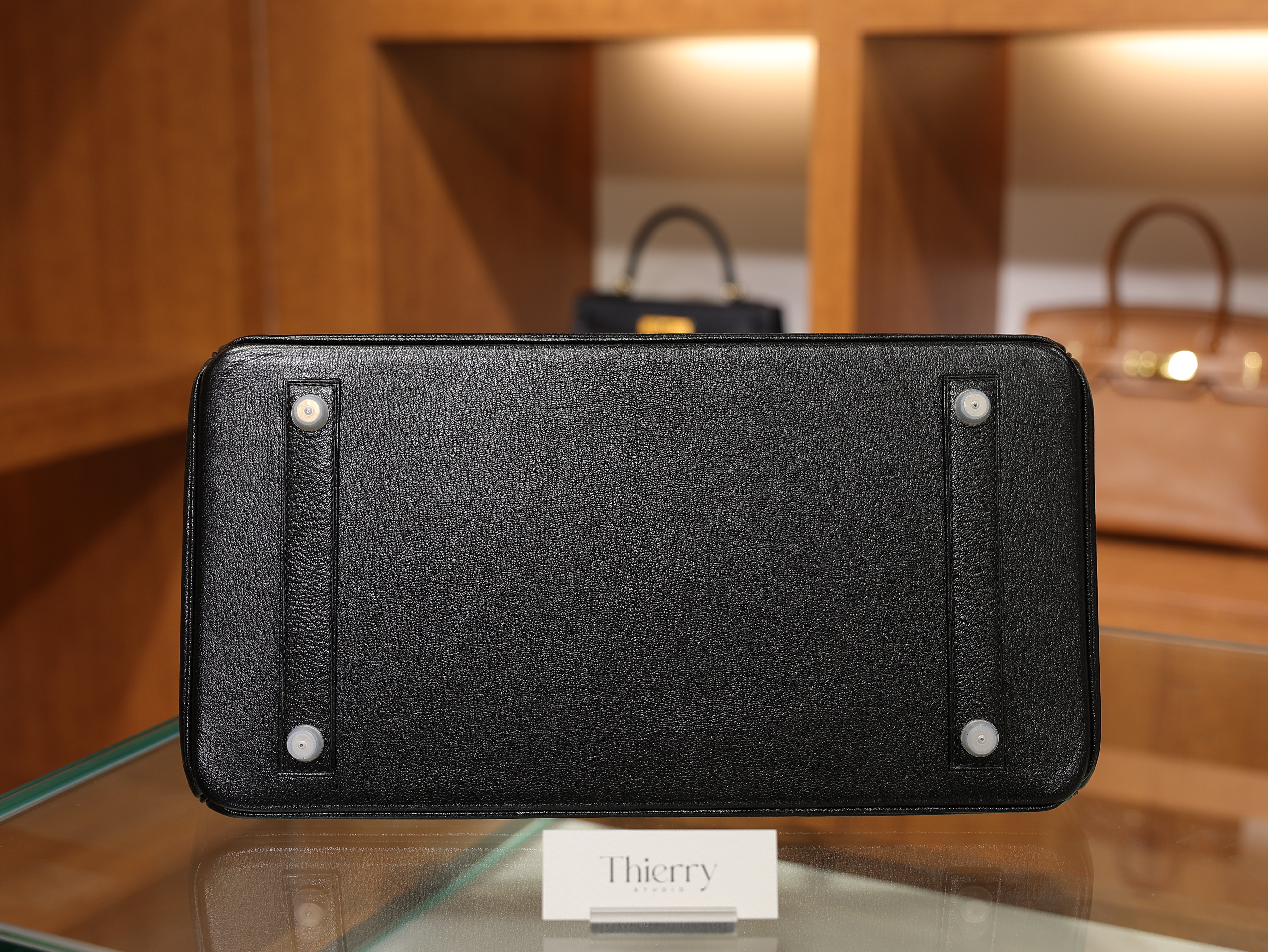 Birkin 35 chevre black PHW