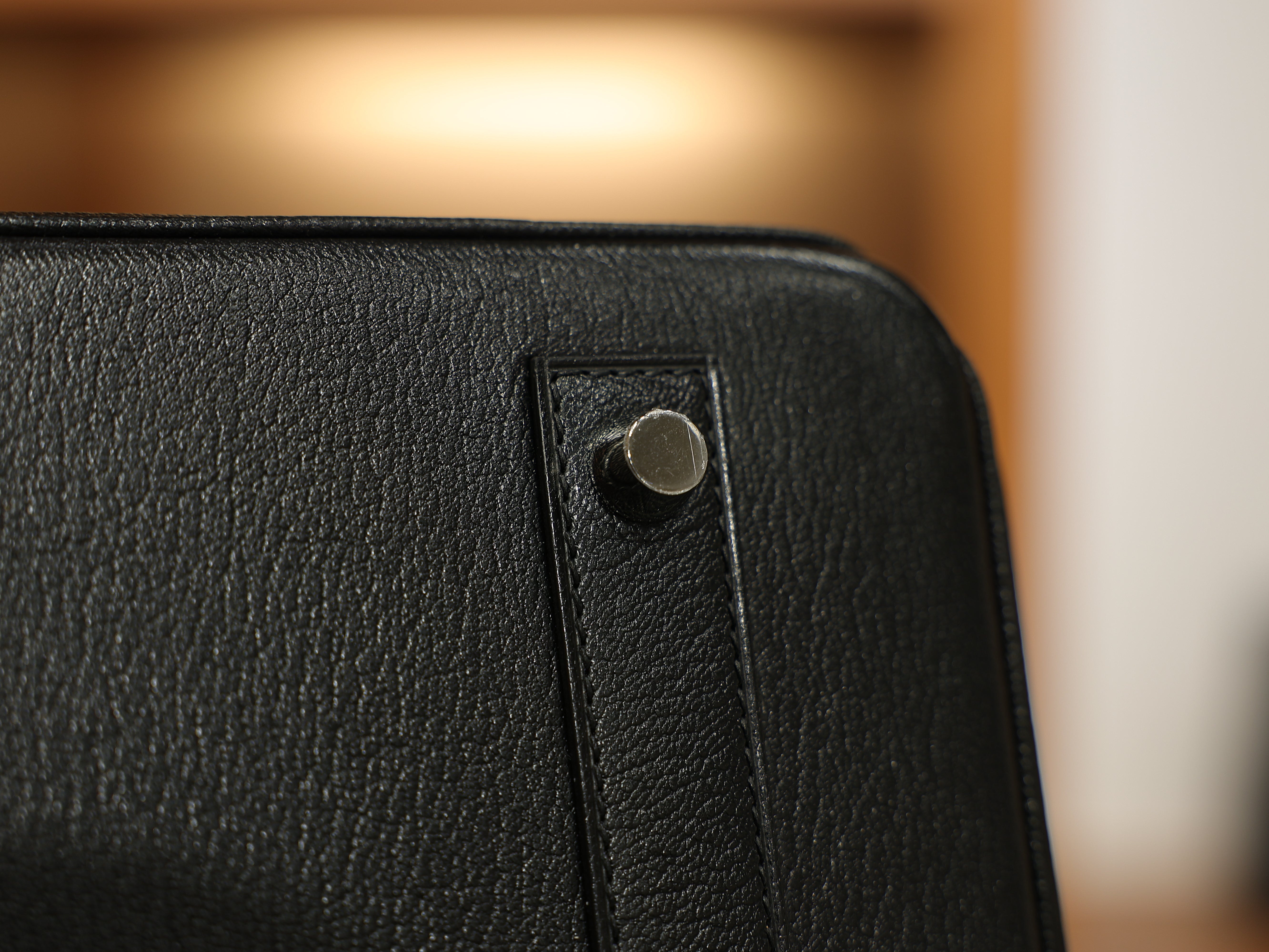 Birkin 35 chevre black PHW