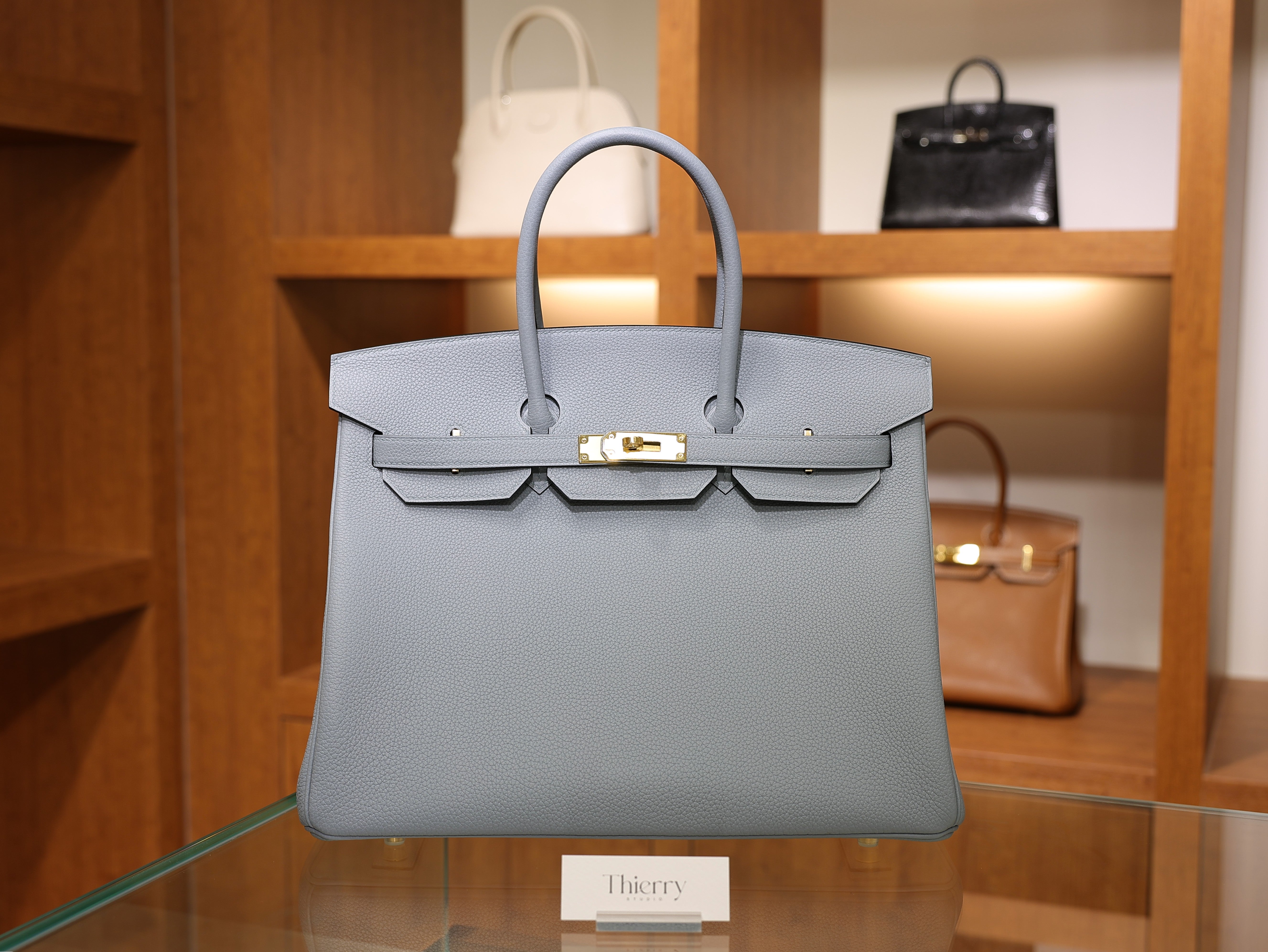 Birkin 35 togo blue lin GHW