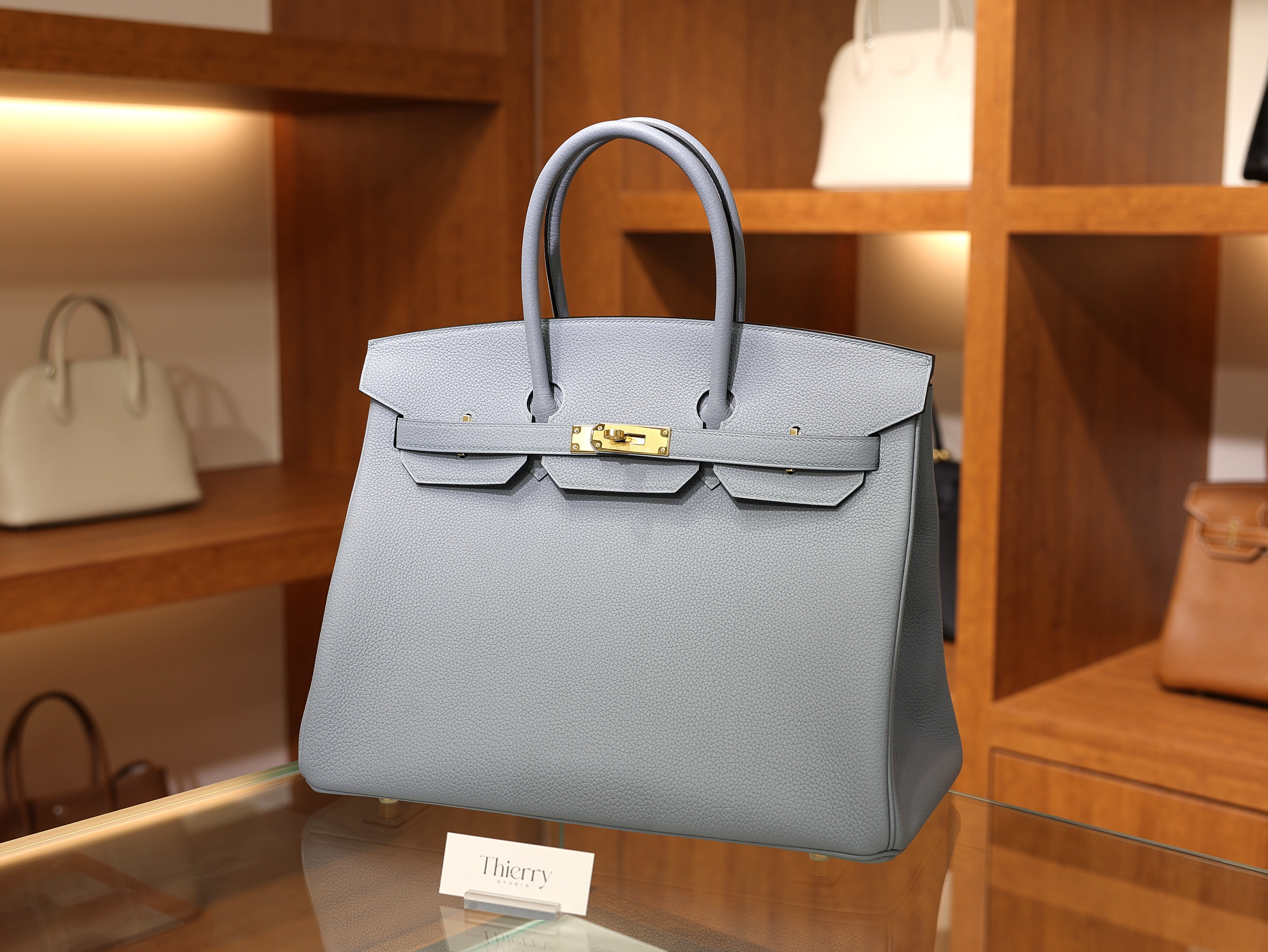 Birkin 35 togo blue lin GHW