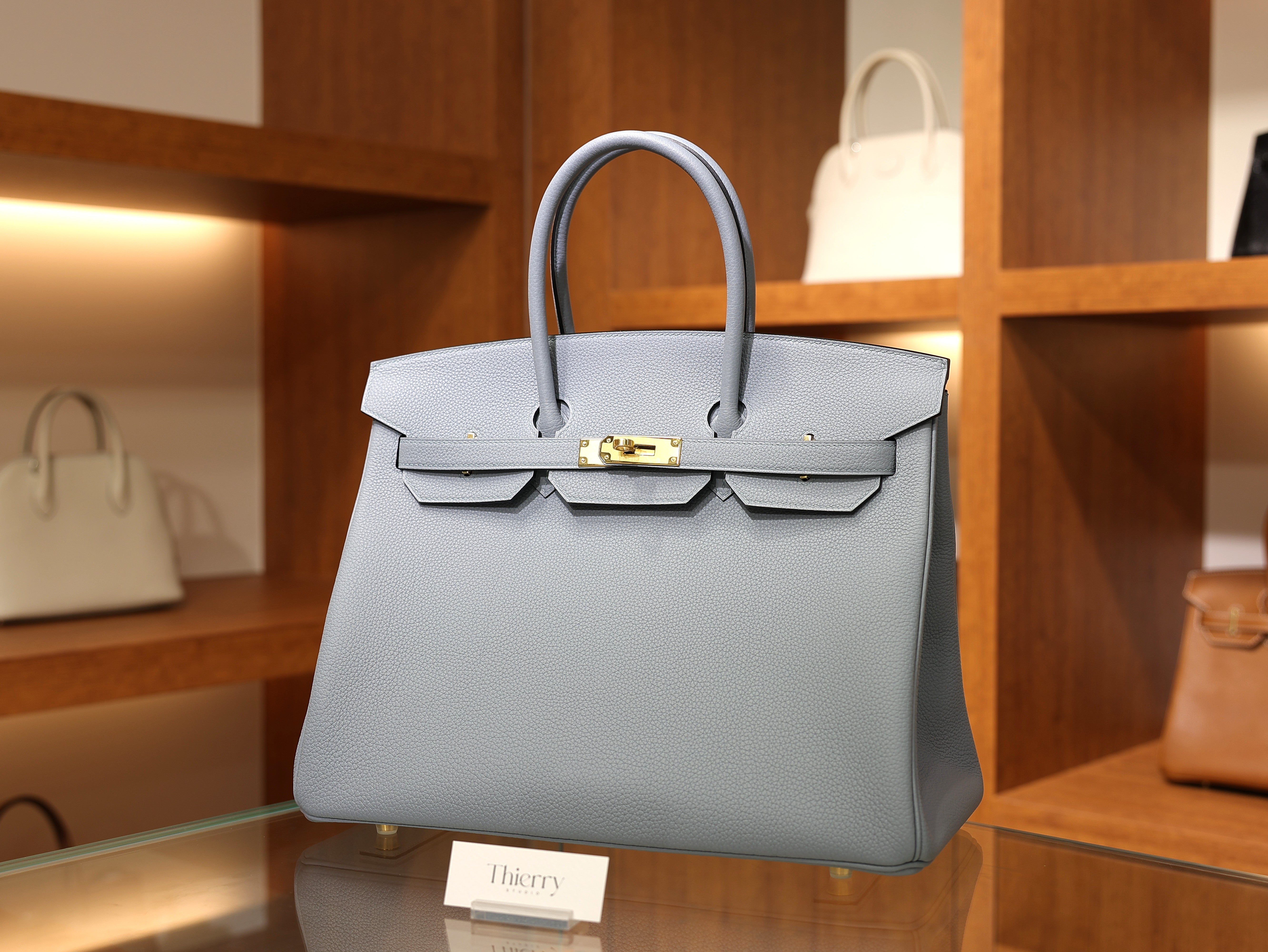Birkin 35 togo blue lin GHW