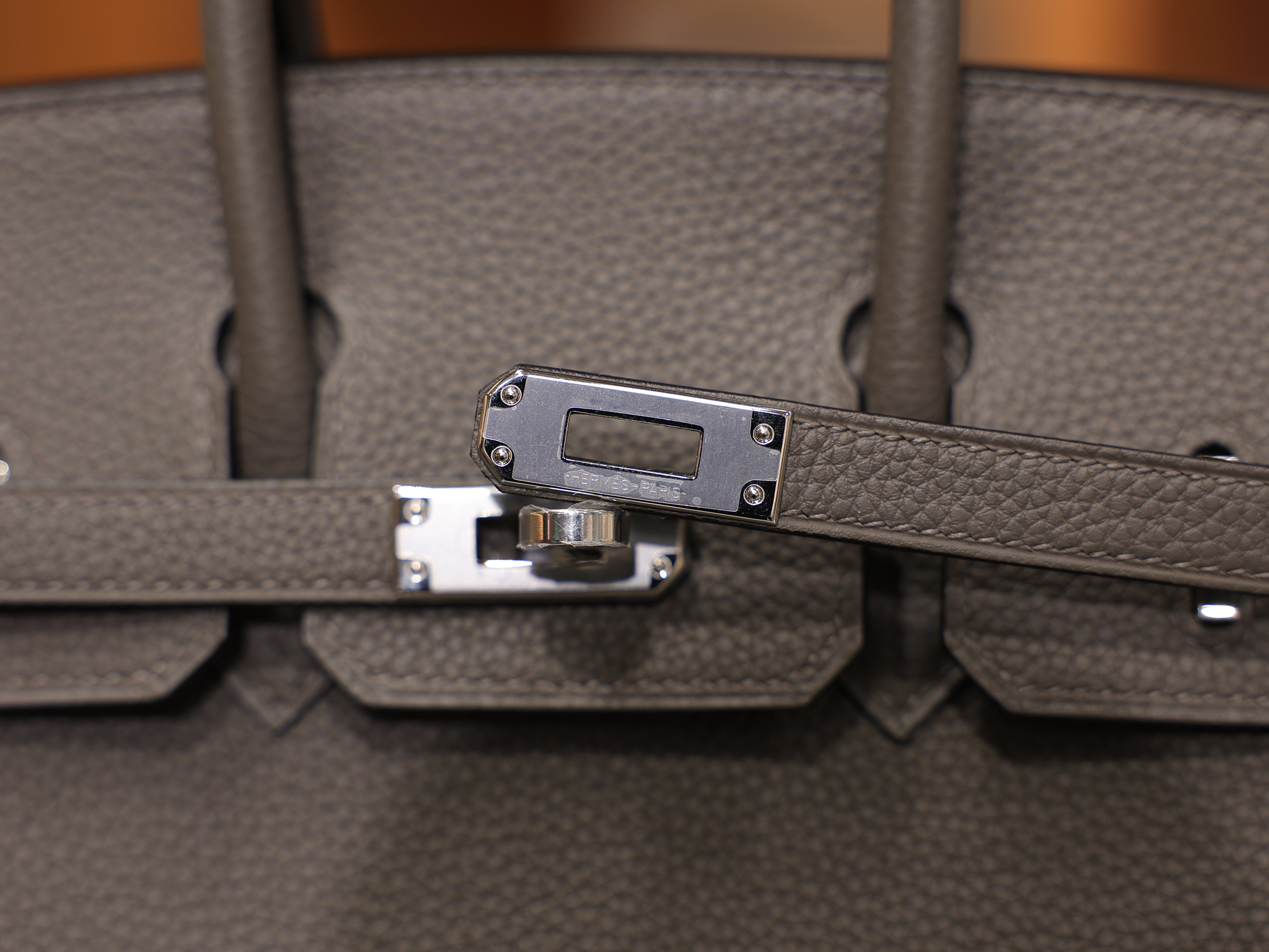 Birkin 25 togo etain PHW