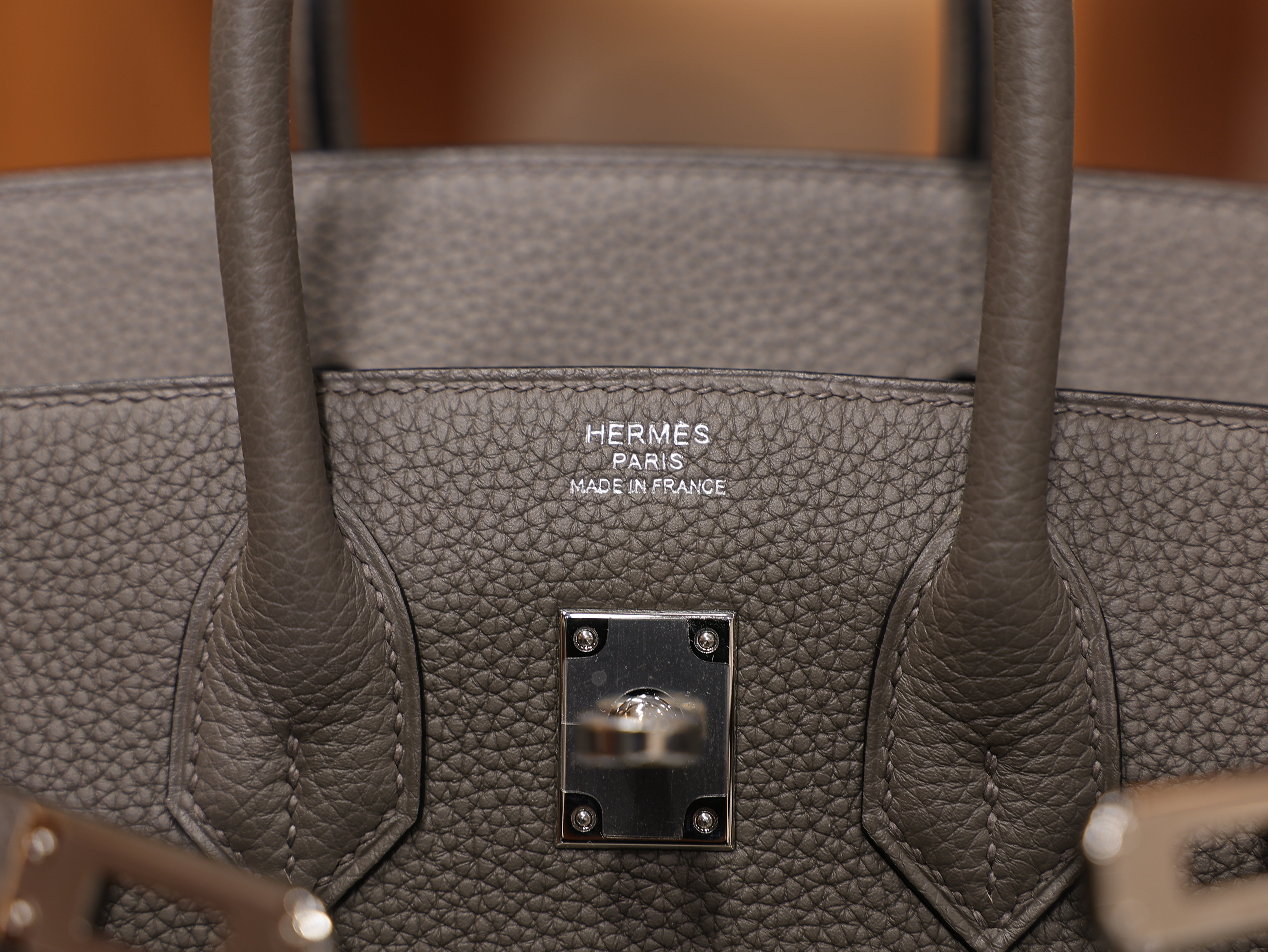 Birkin 25 togo etain PHW