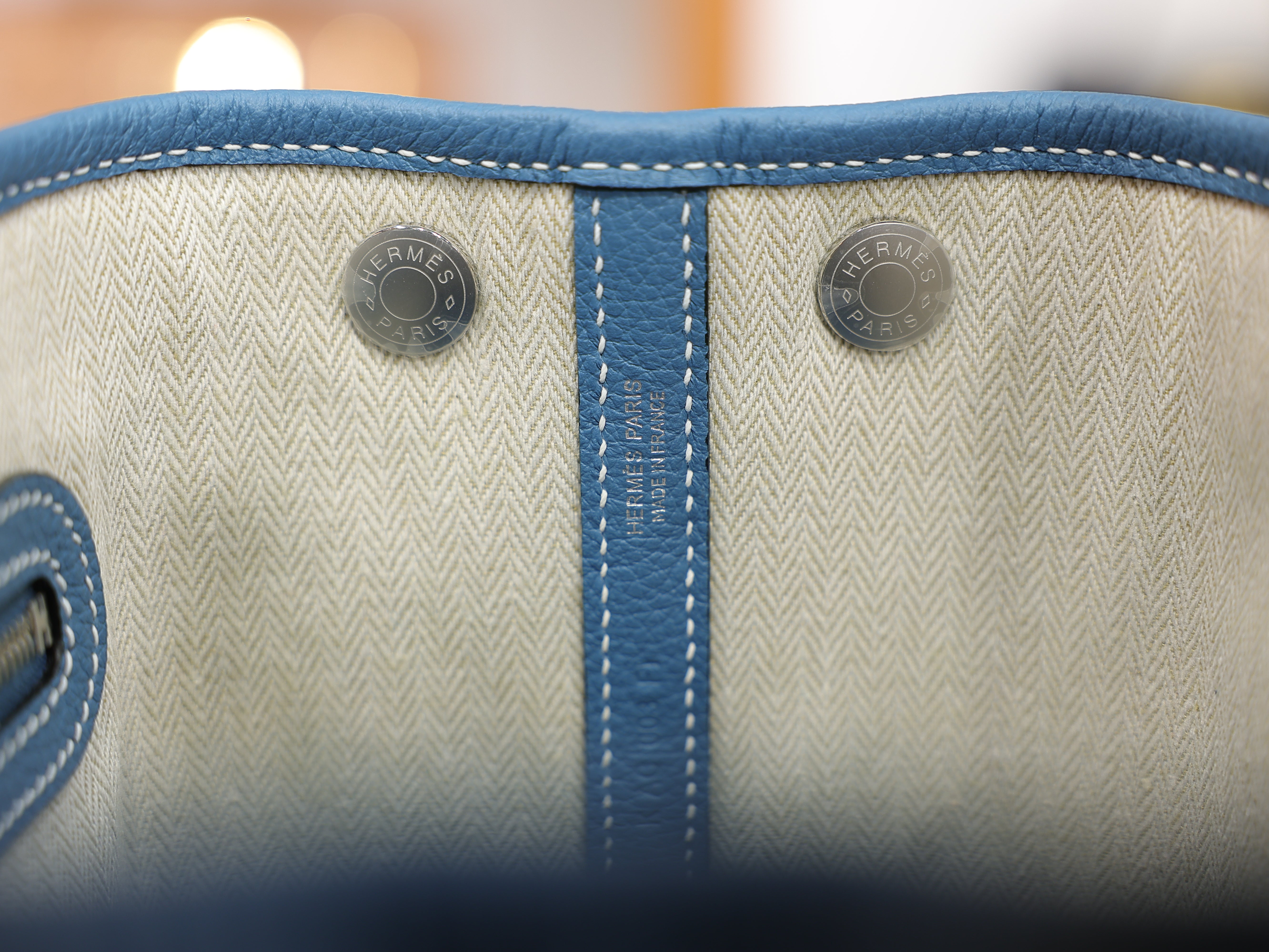 Garden party mini togo blue jean