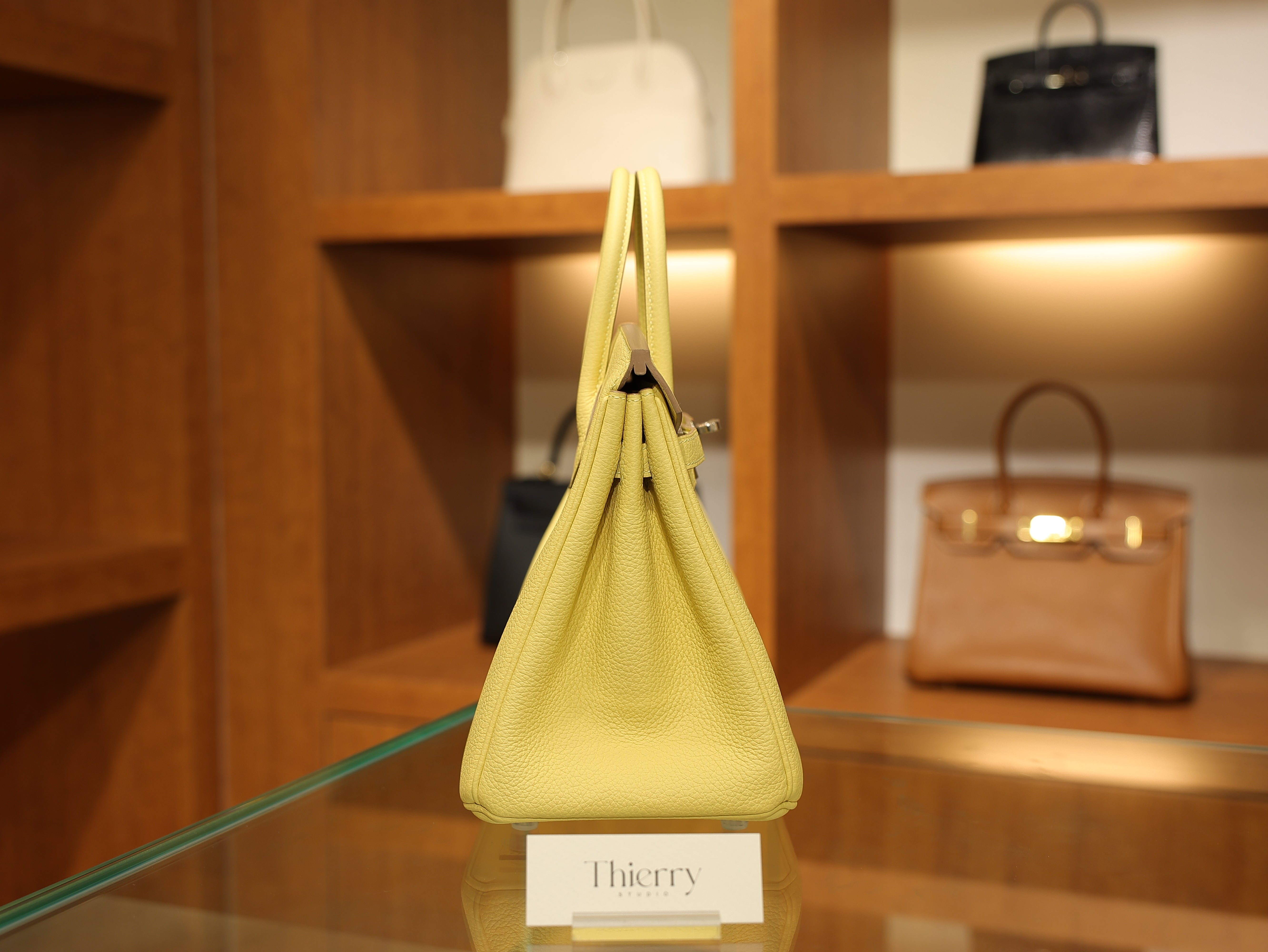 Birkin 25 togo jaune poussin PHW