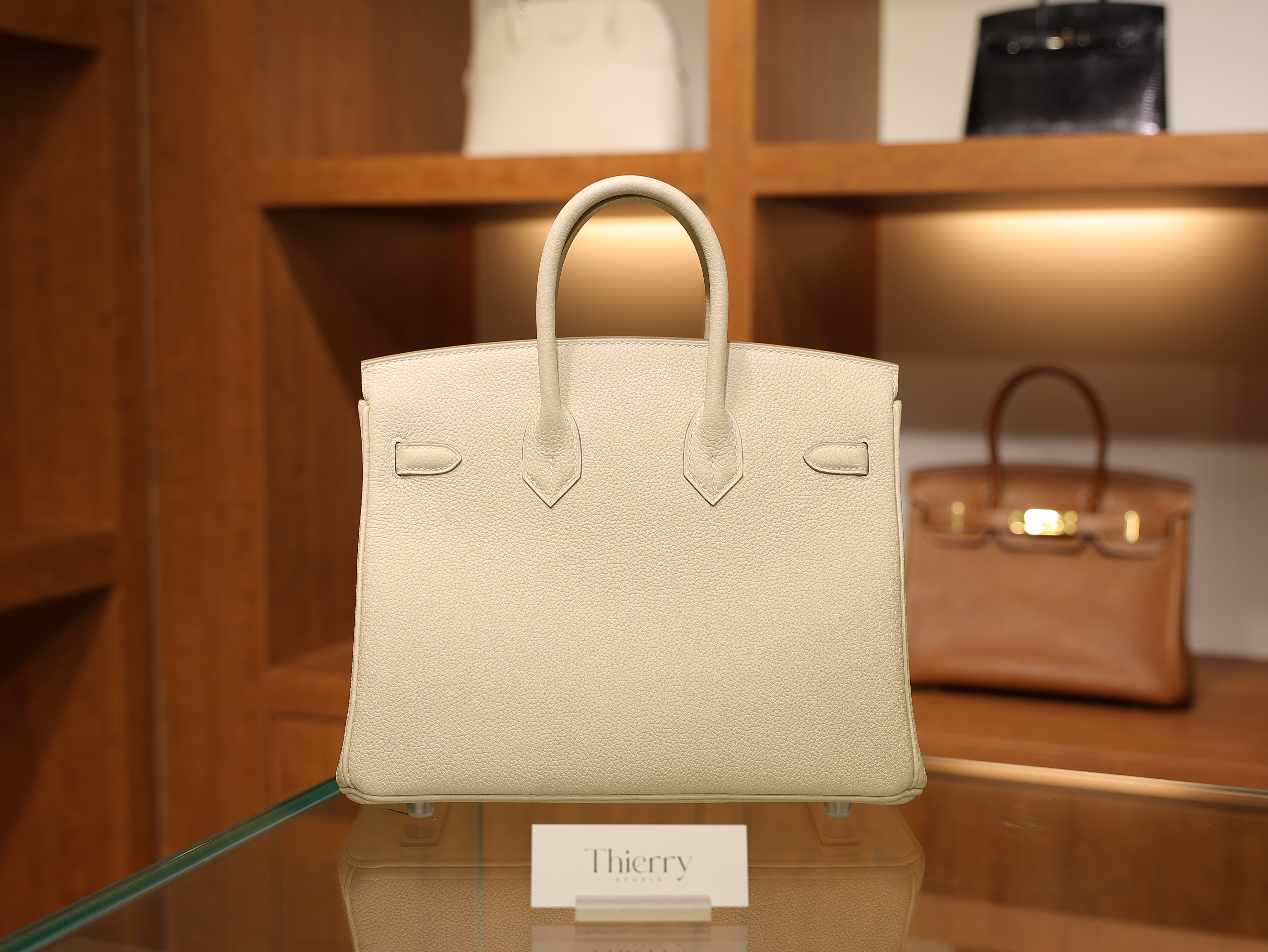 Birkin 25 togo craie PHW
