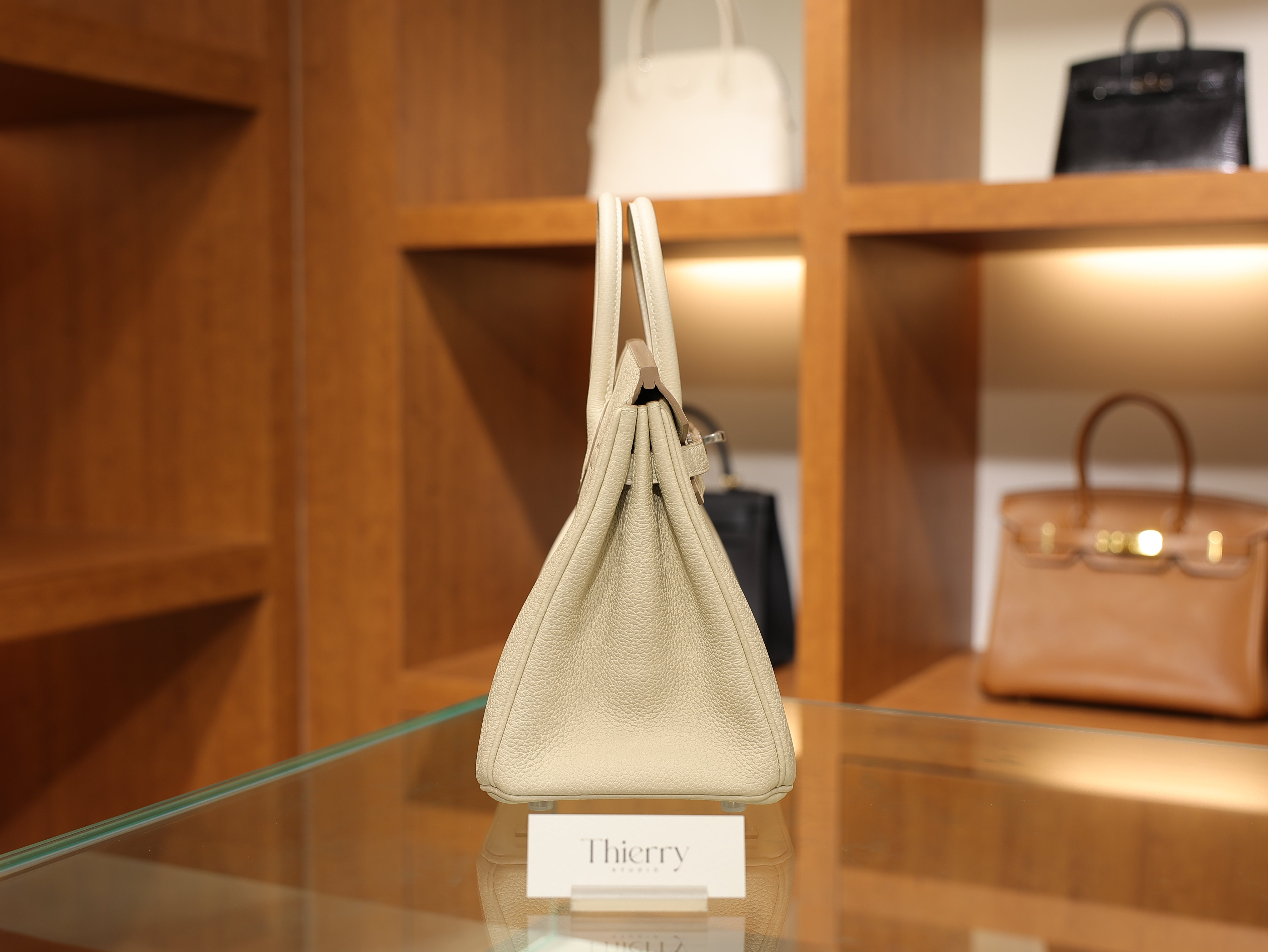Birkin 25 togo craie PHW