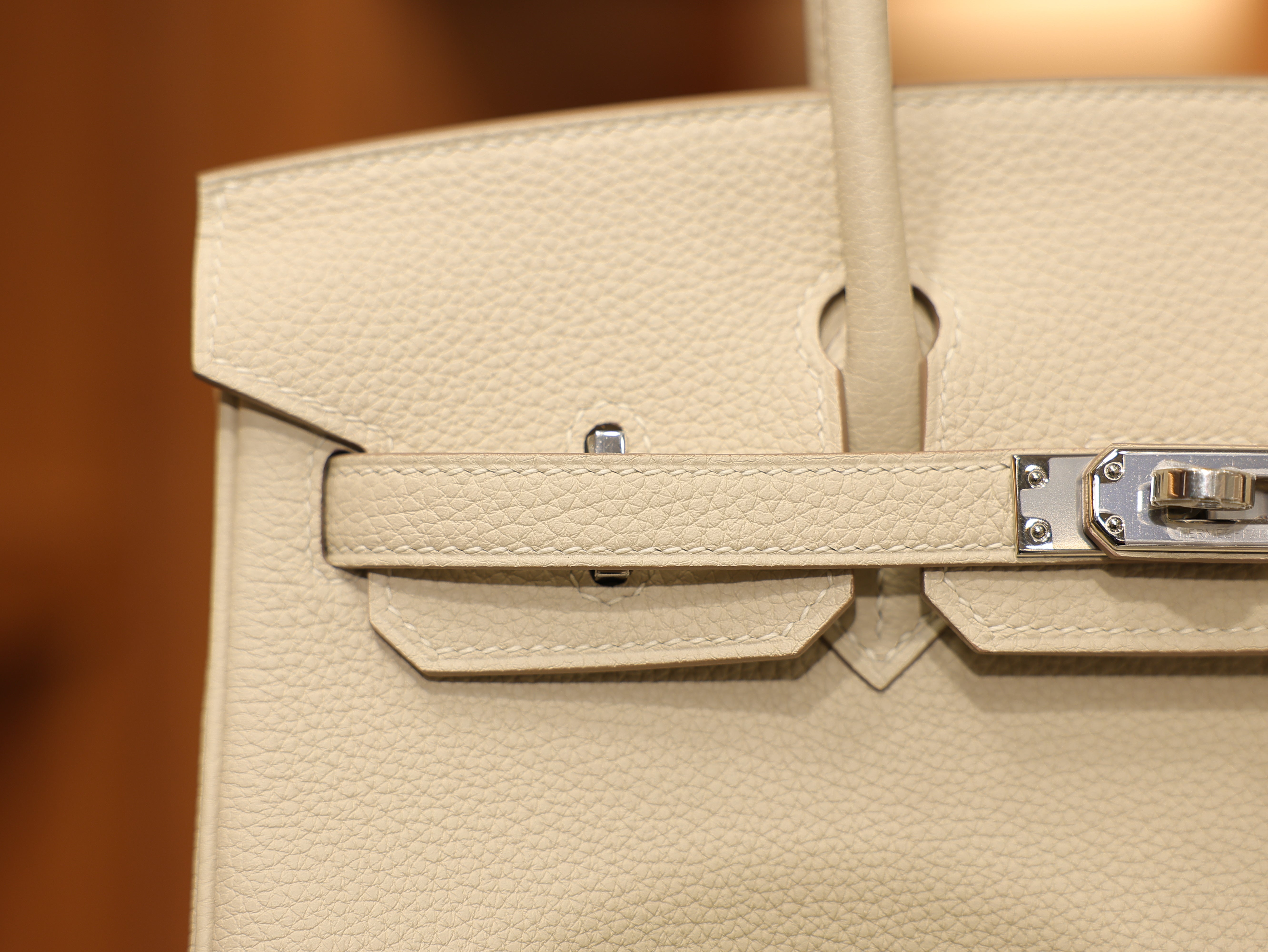Birkin 25 togo craie PHW
