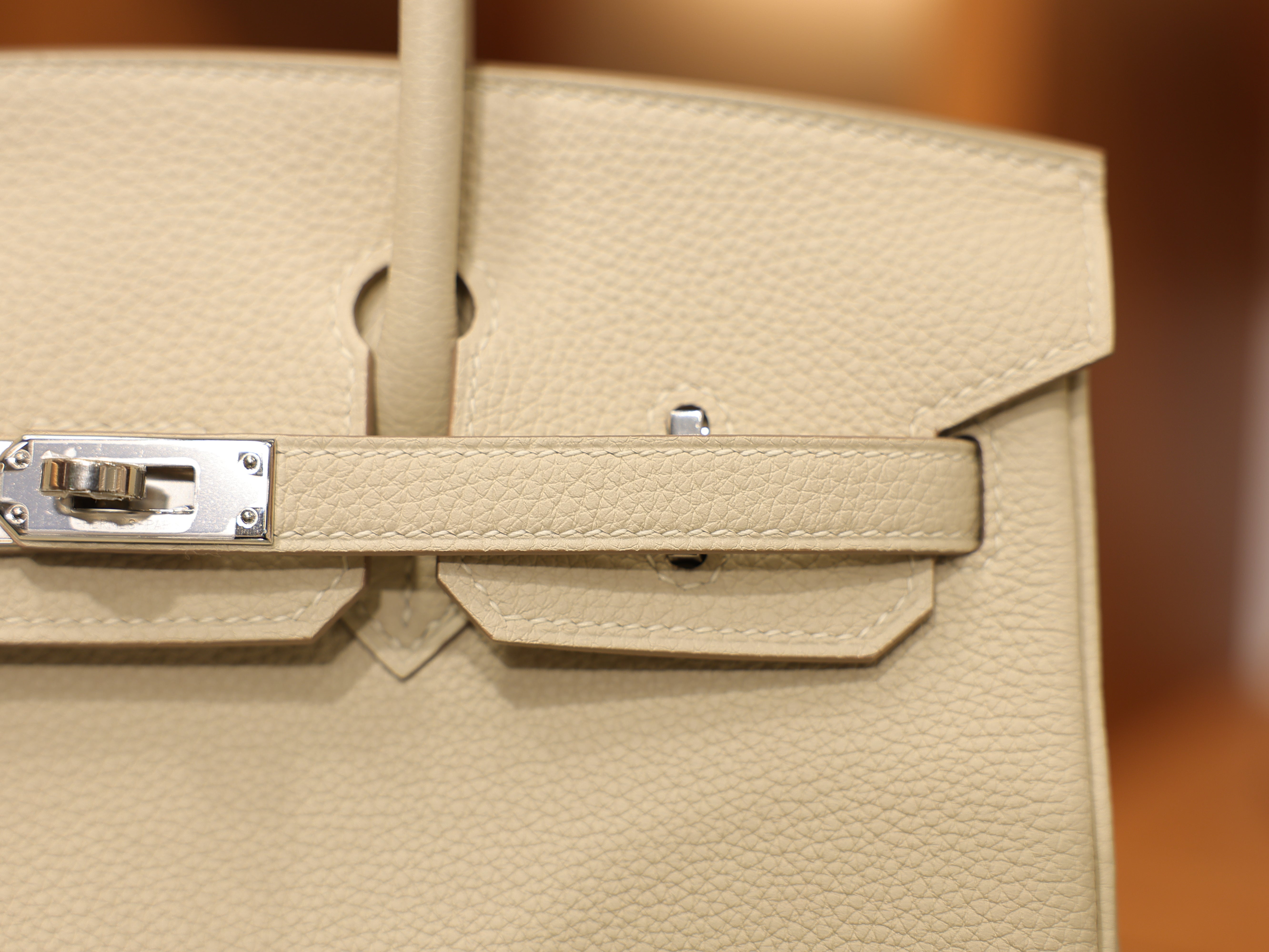 Birkin 25 togo craie PHW
