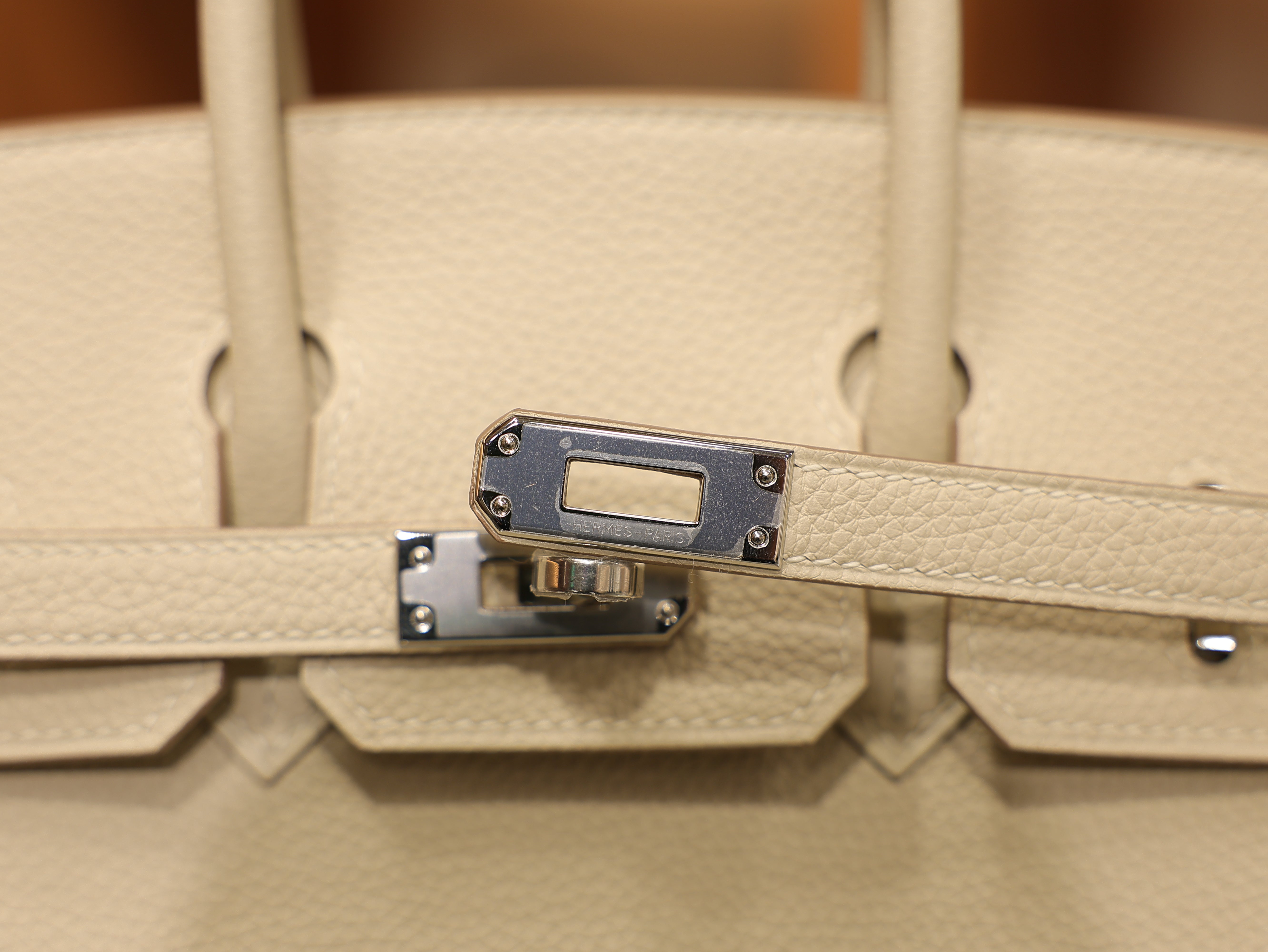 Birkin 25 togo craie PHW