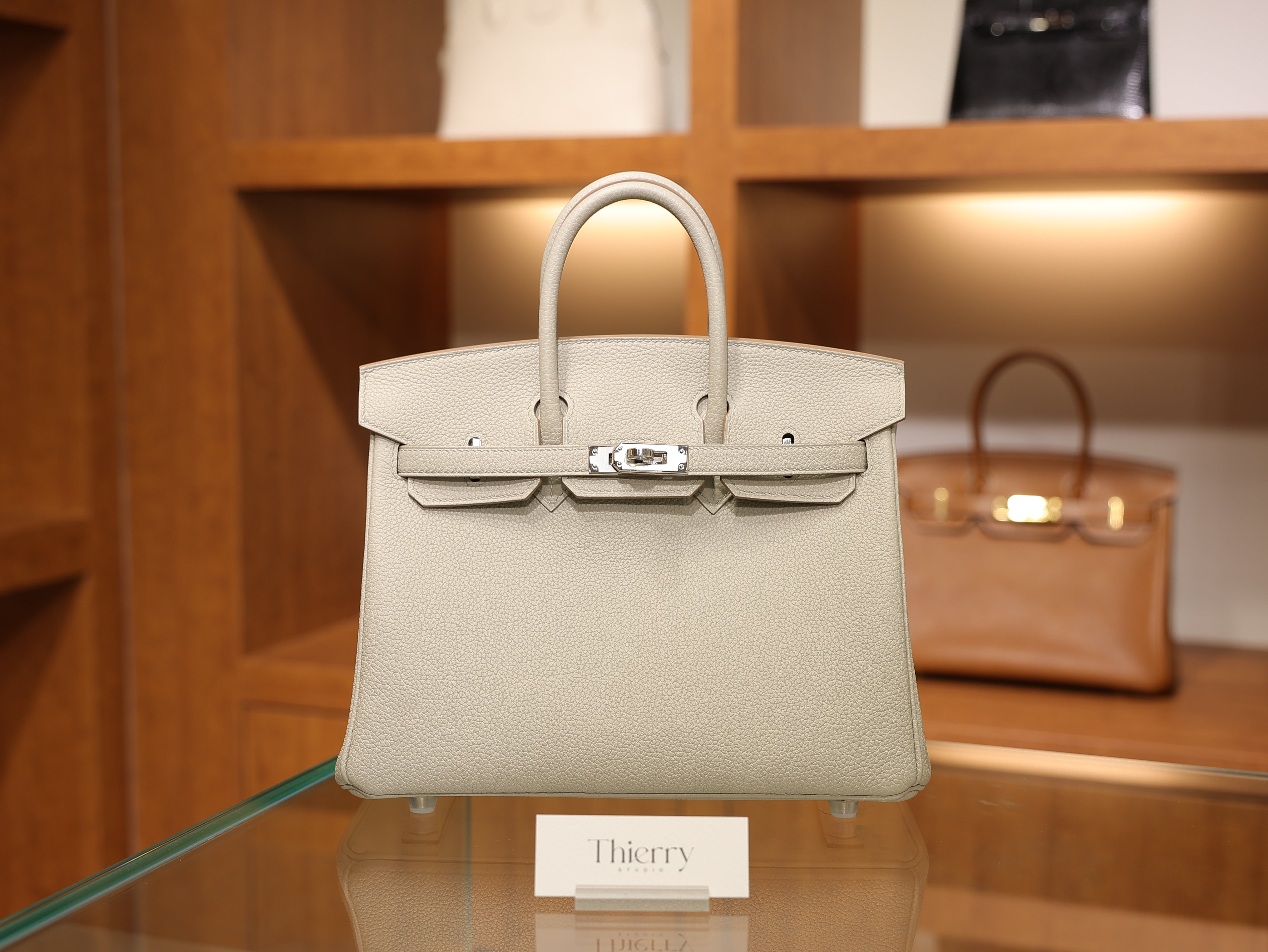 Birkin 25 togo gris perle PHW