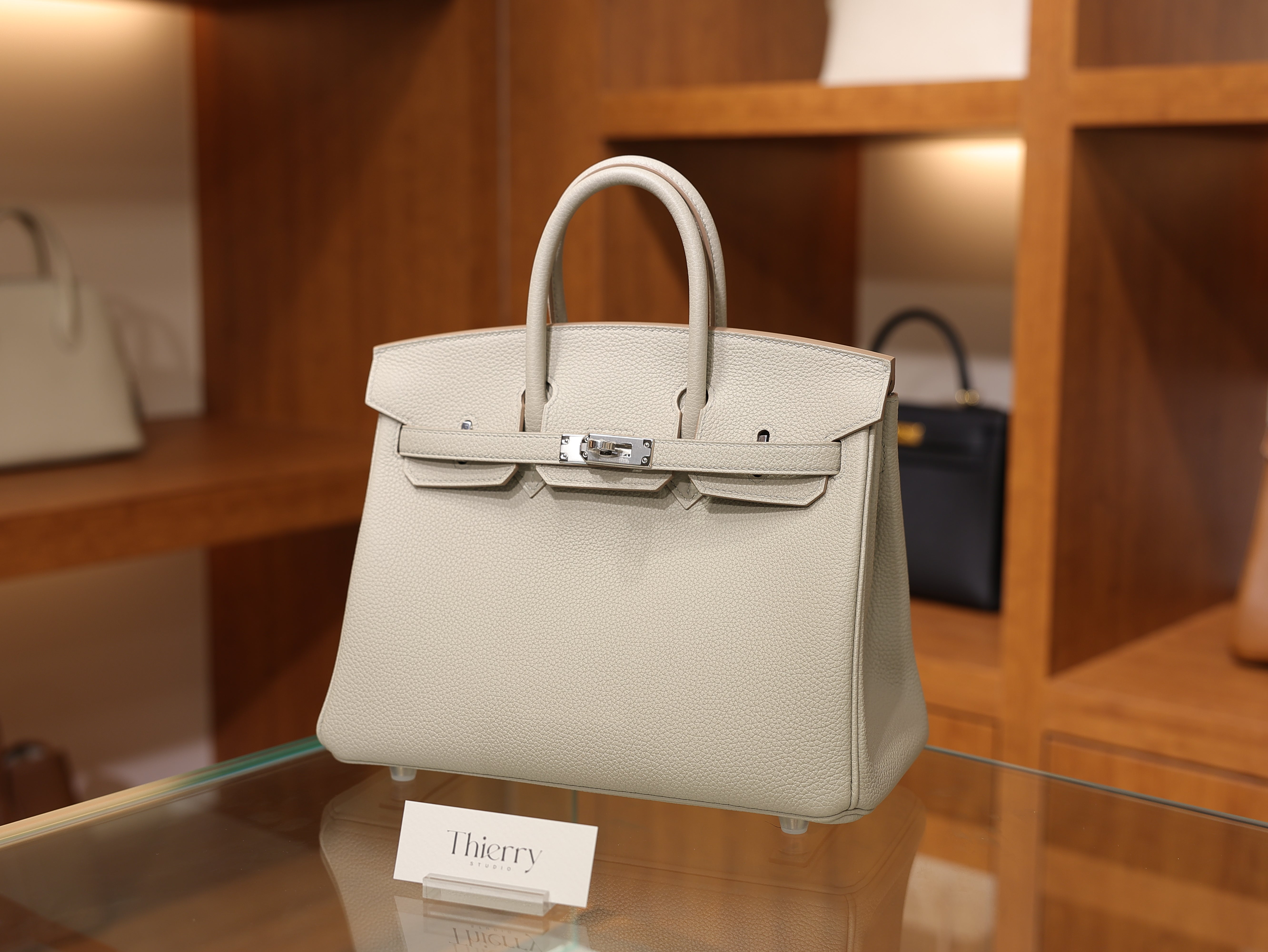 Birkin 25 togo gris perle PHW