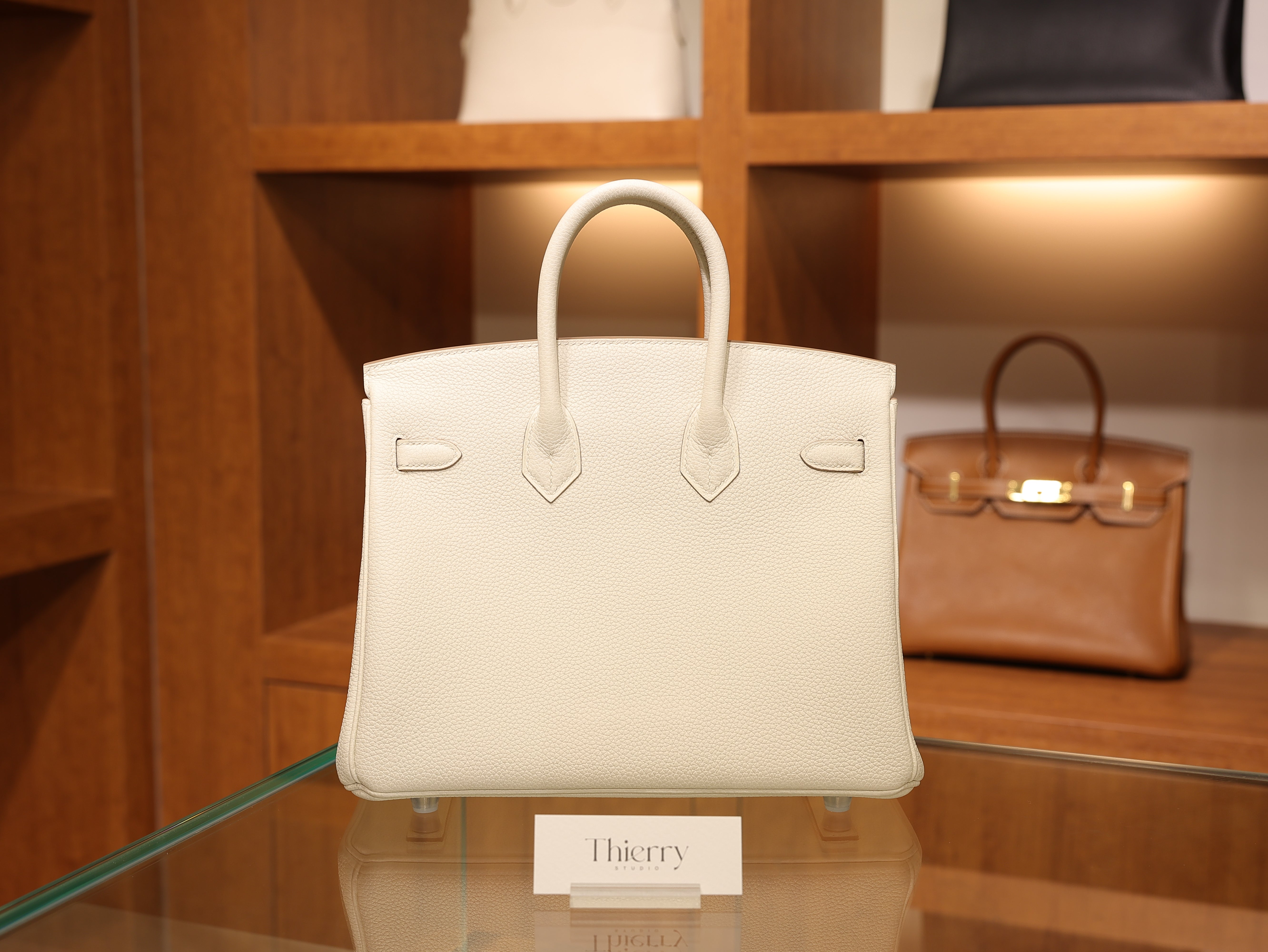 Birkin 25 togo craie PHW