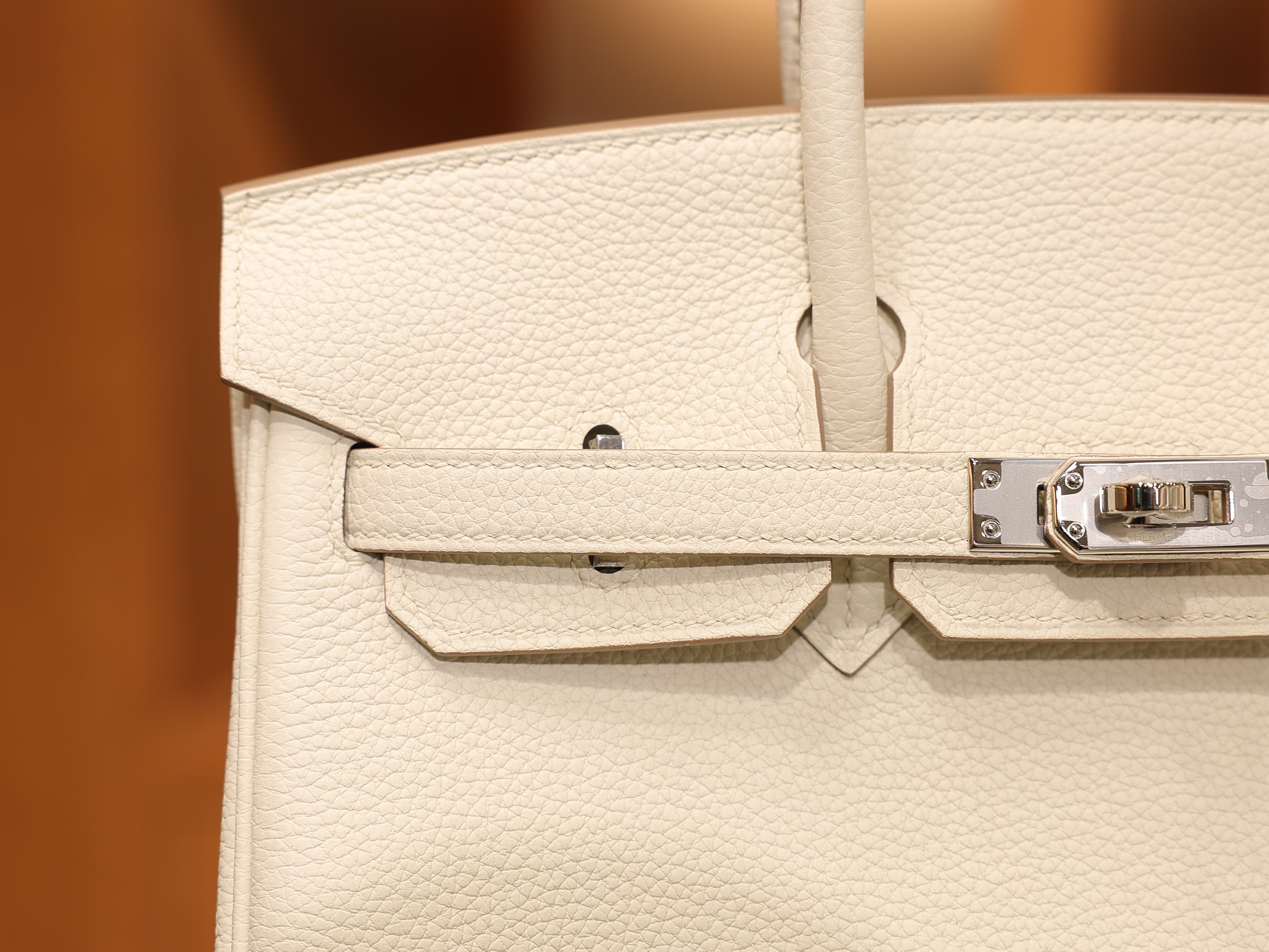 Birkin 25 togo craie PHW