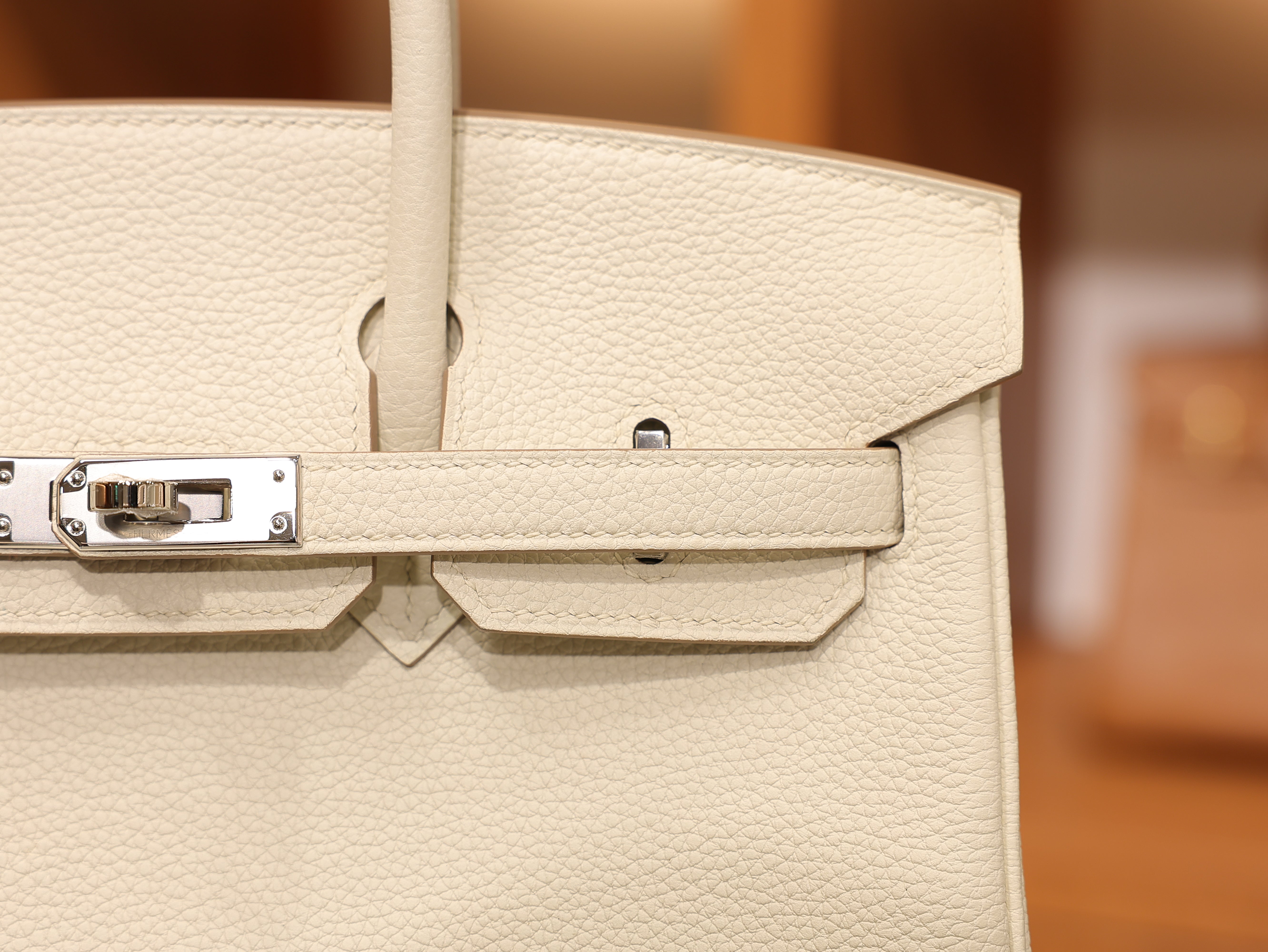 Birkin 25 togo craie PHW