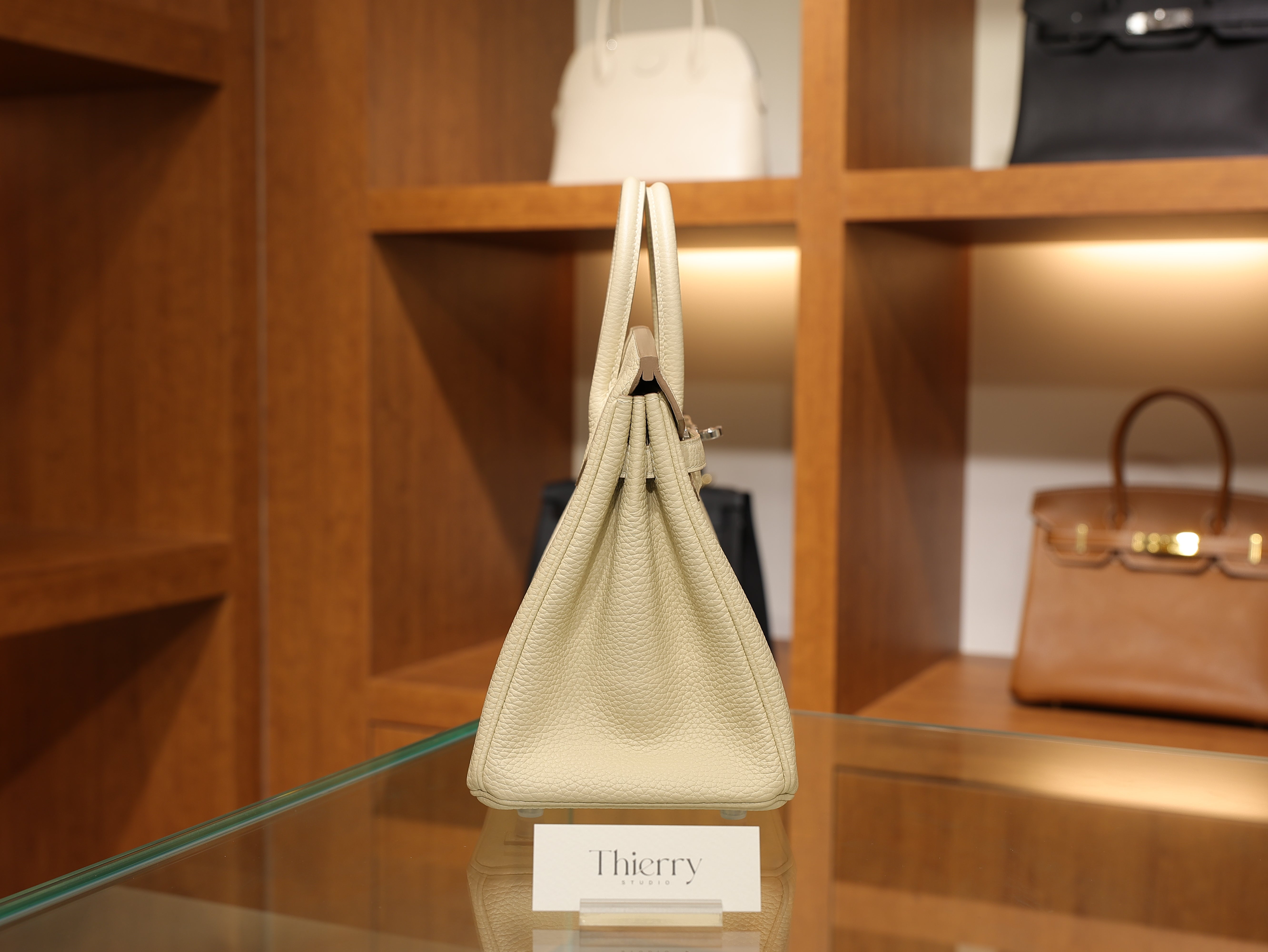 Birkin 25 clemence craie PHW