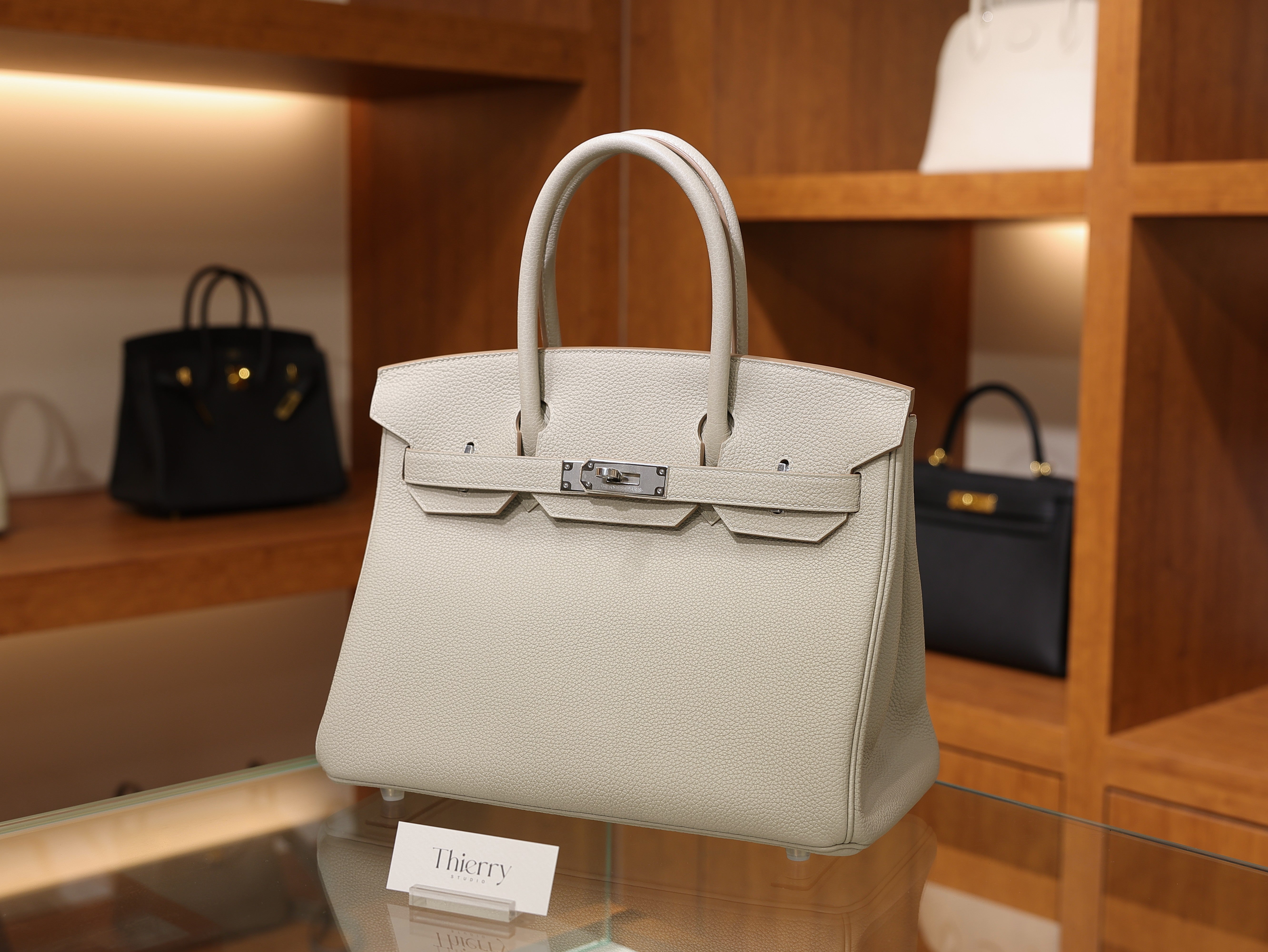 Birkin 30 togo gris perle PHW