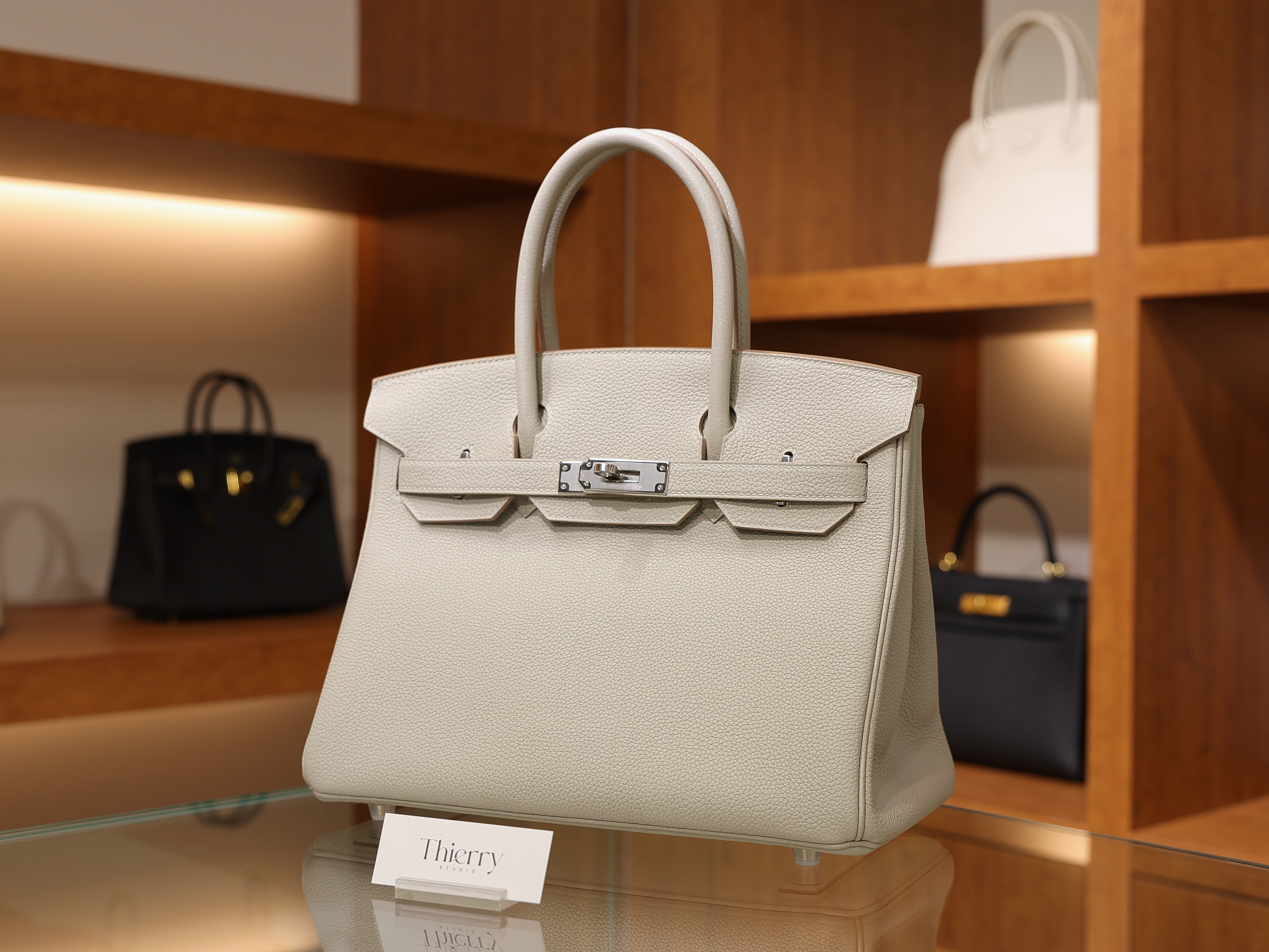 Birkin 30 togo gris perle PHW
