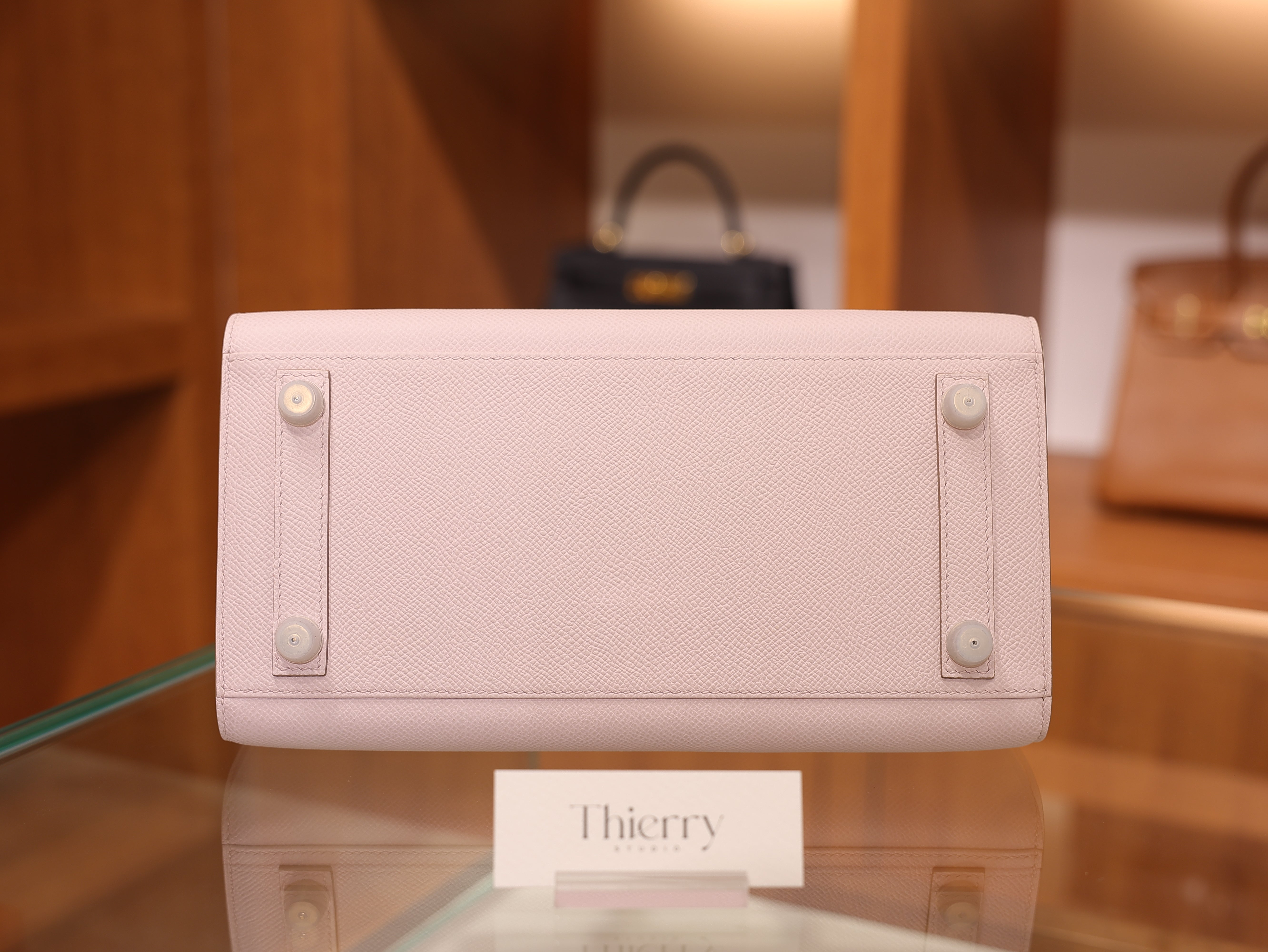 Birkin 25 epsom sellier mauve pale PHW