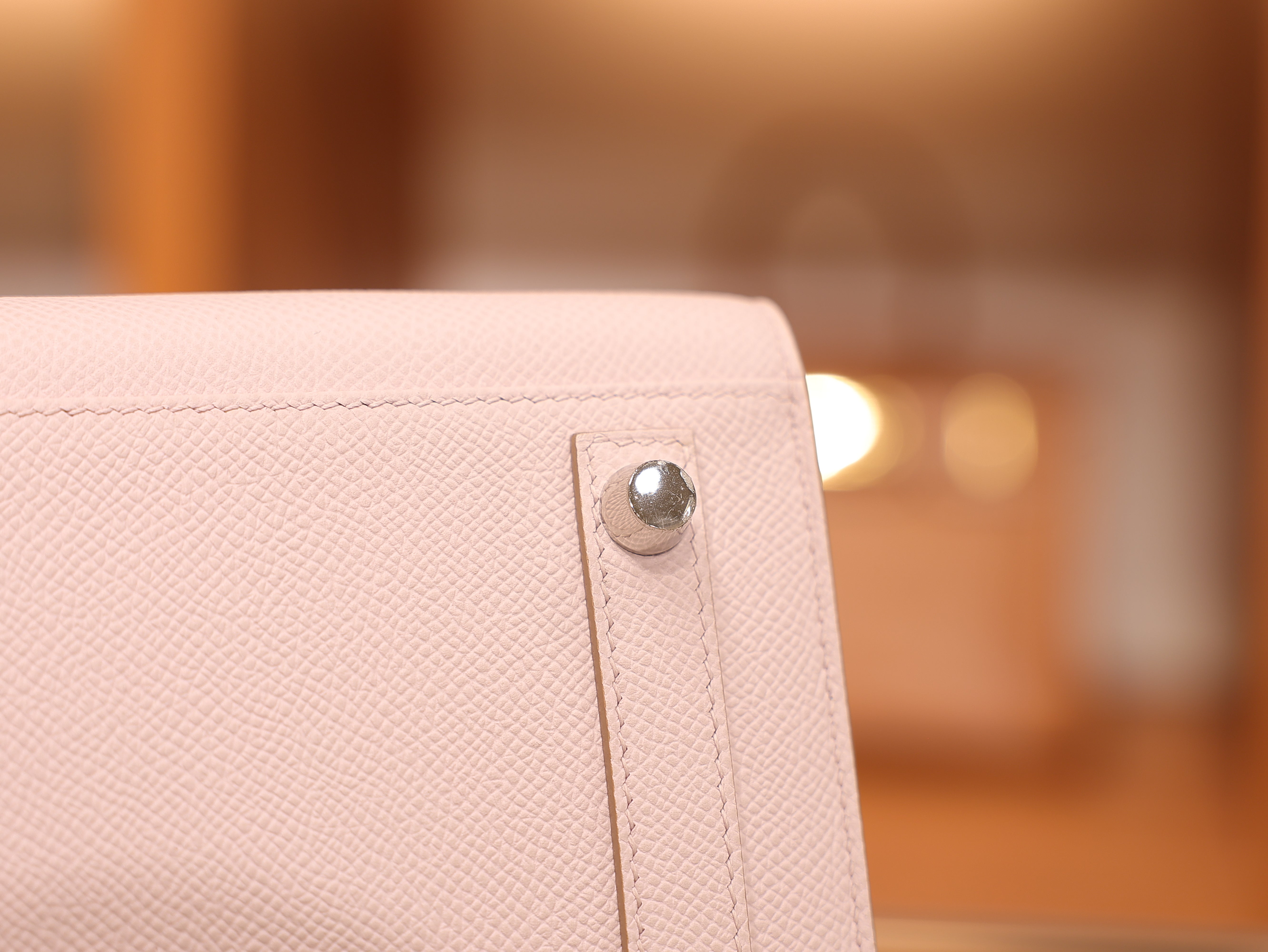 Birkin 25 epsom sellier mauve pale PHW
