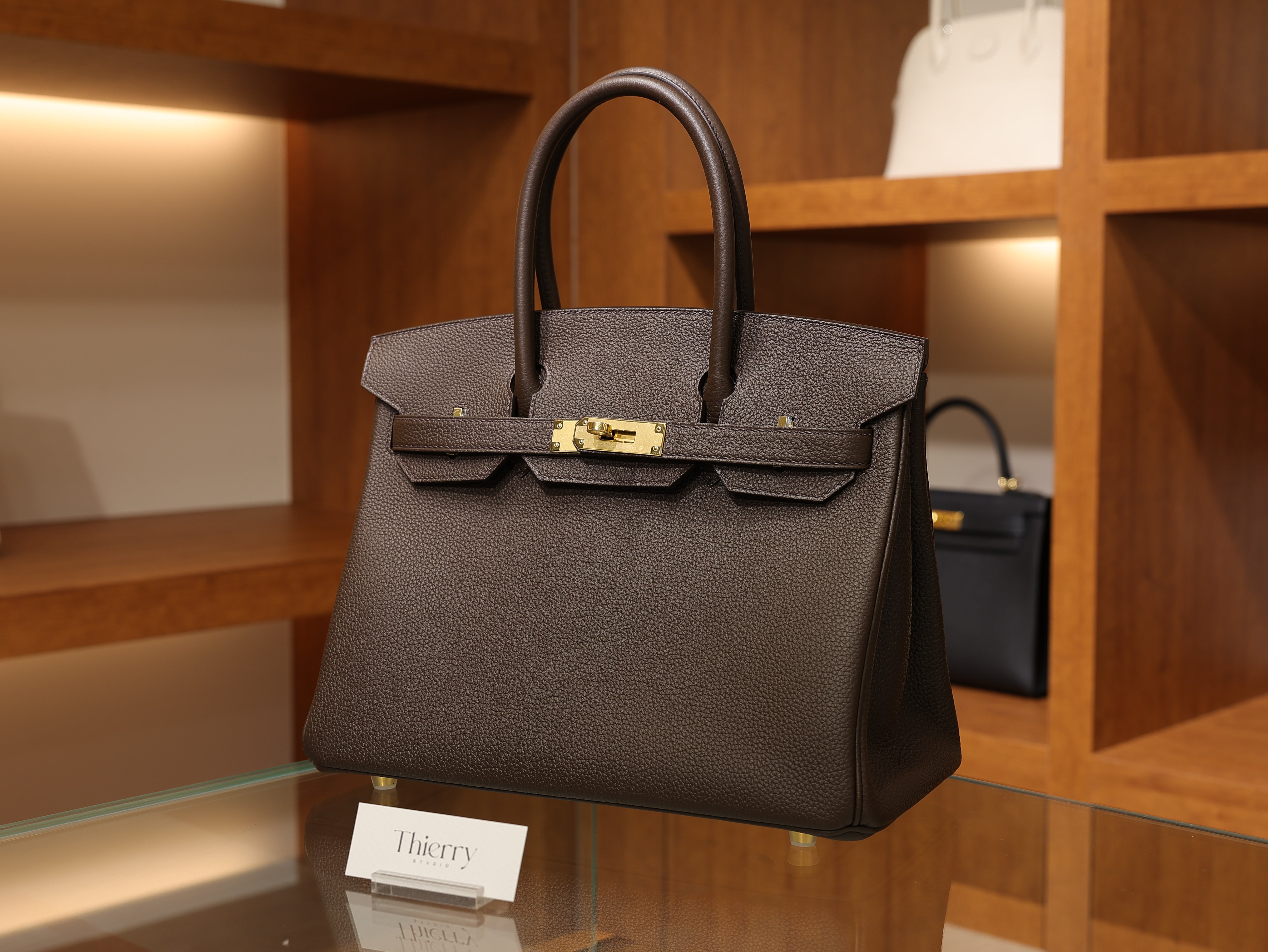 Birkin 30 togo chocolate GHW