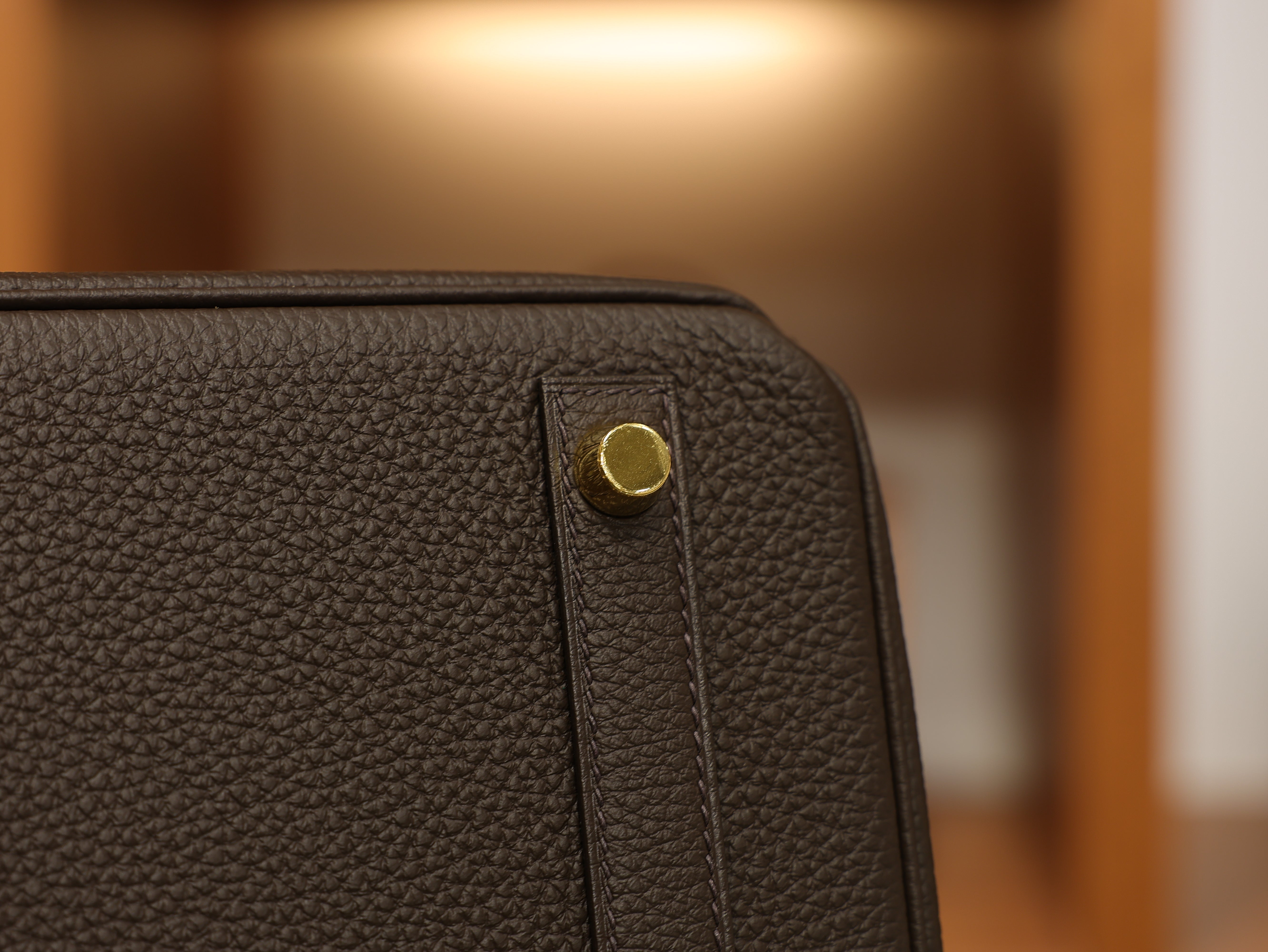 Birkin 30 togo chocolate GHW