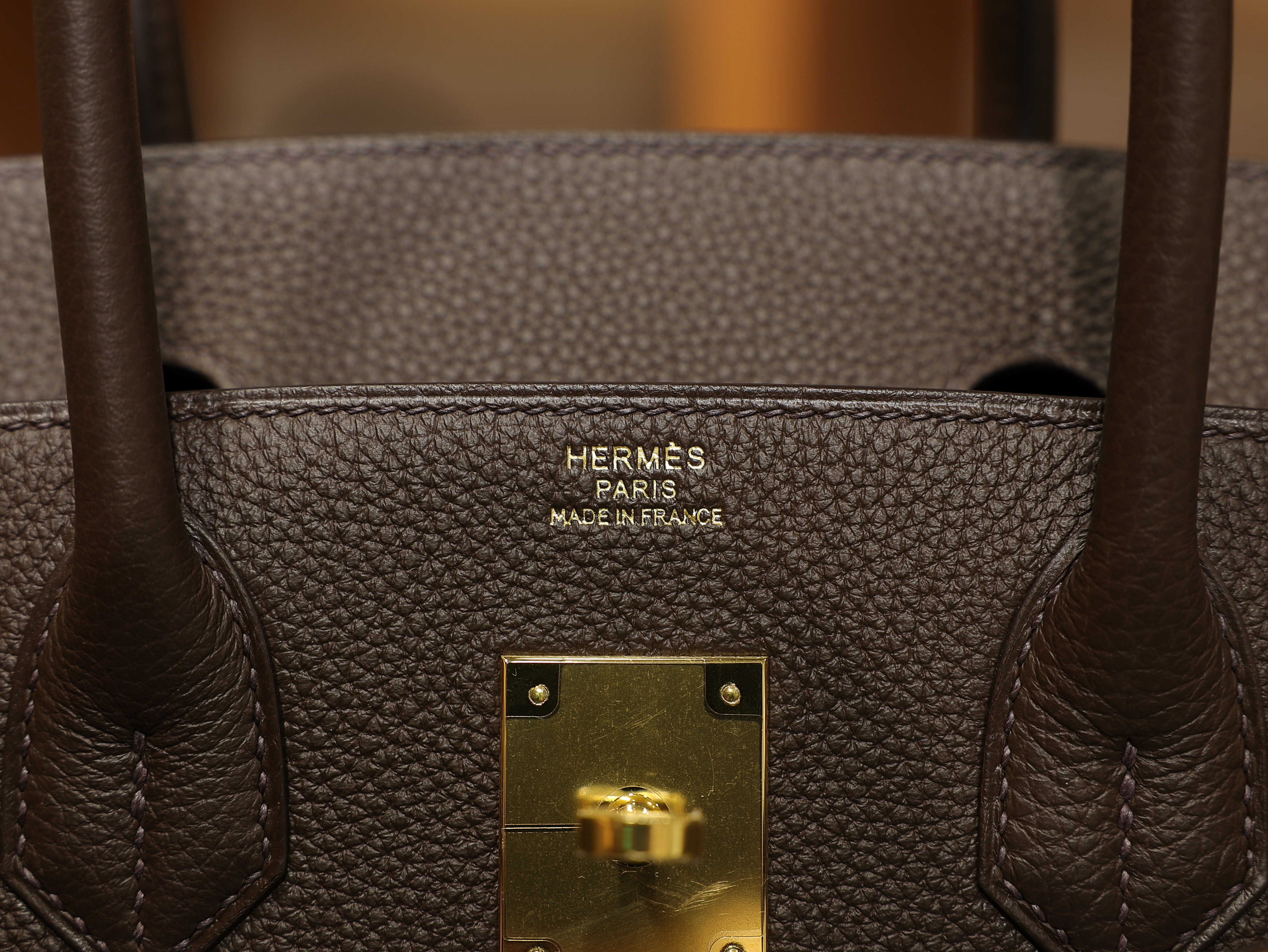 Birkin 30 togo chocolate GHW