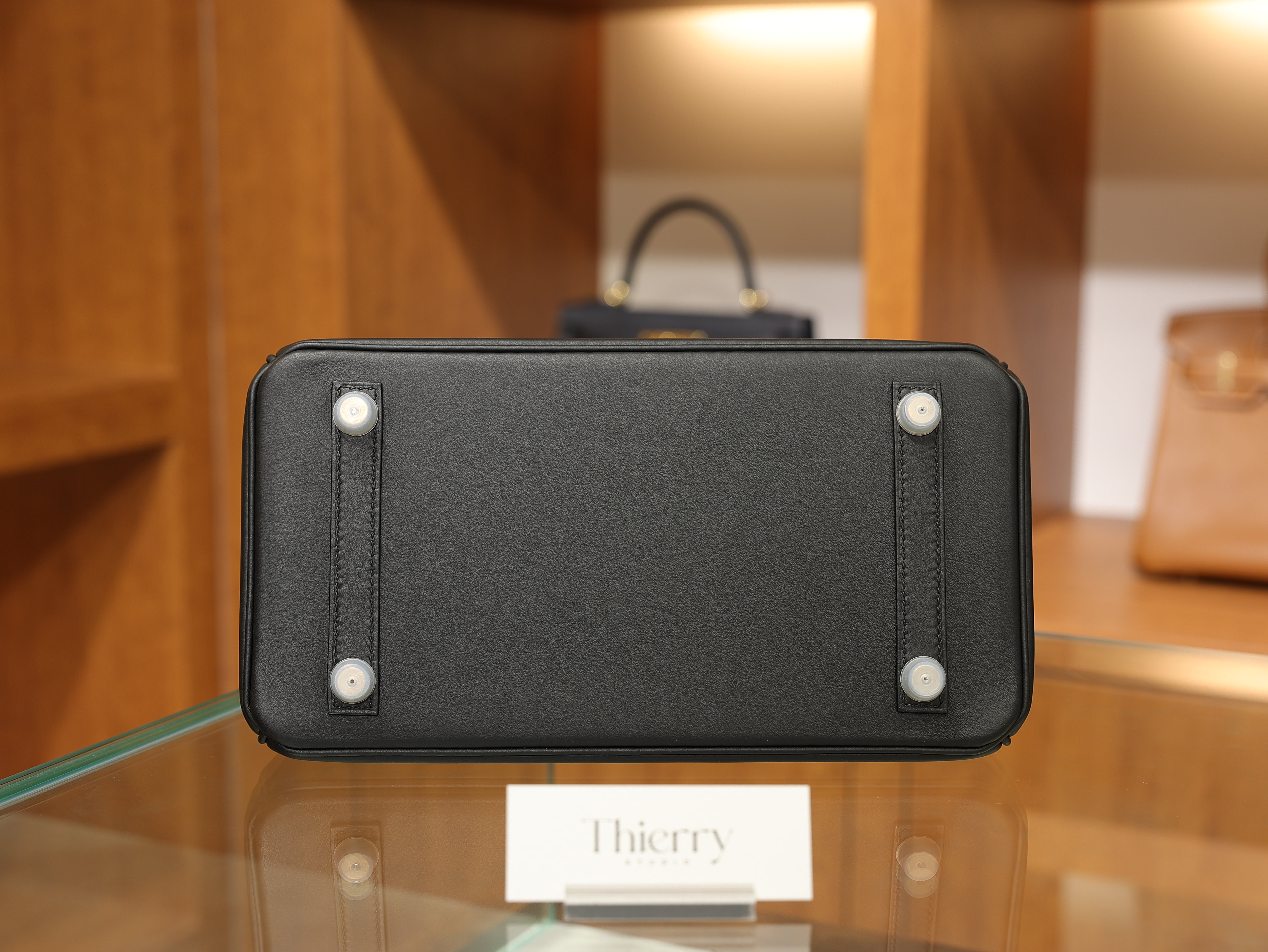Birkin 25 swift black PHW
