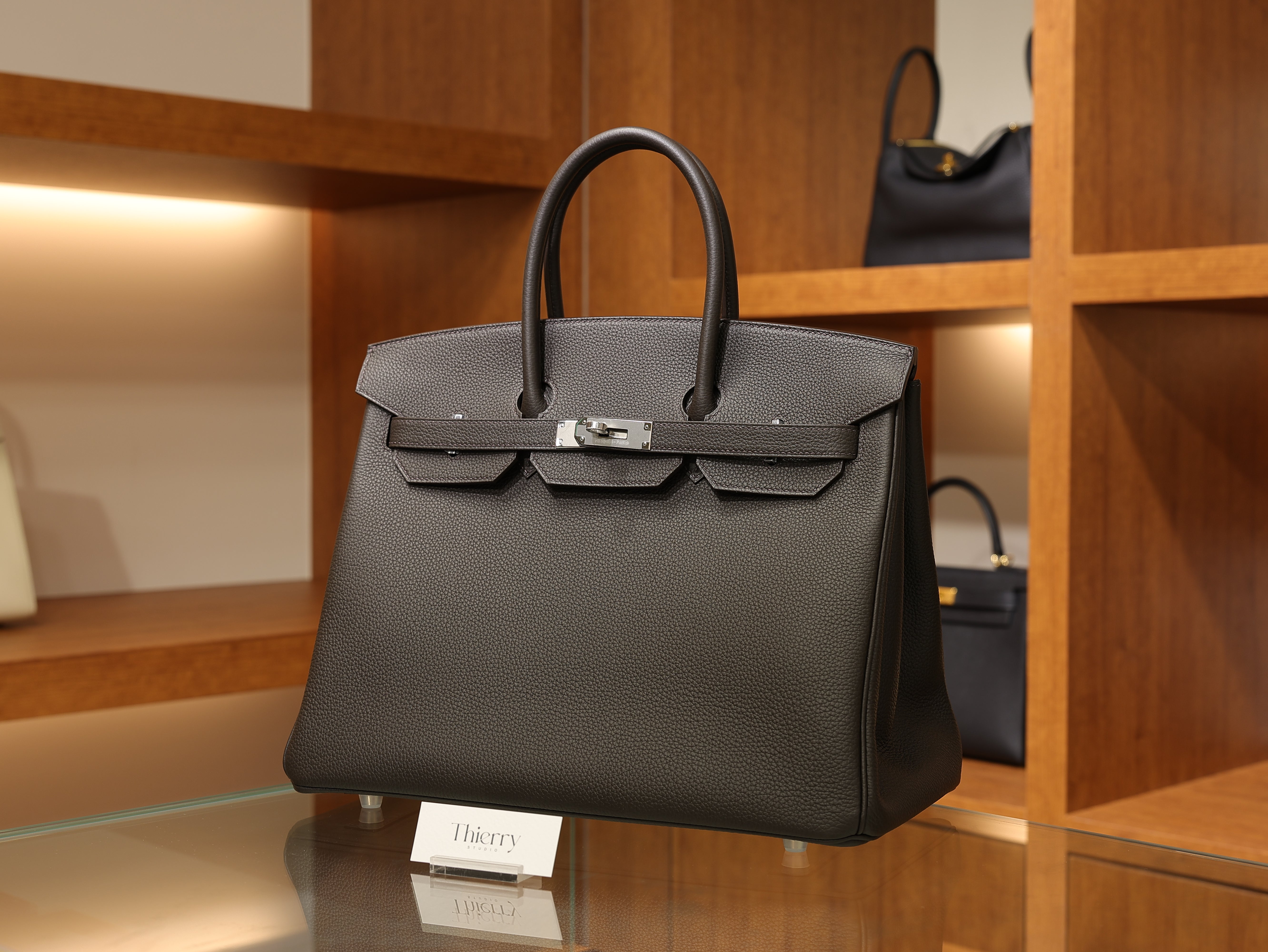 Birkin 35 togo ebene PHW
